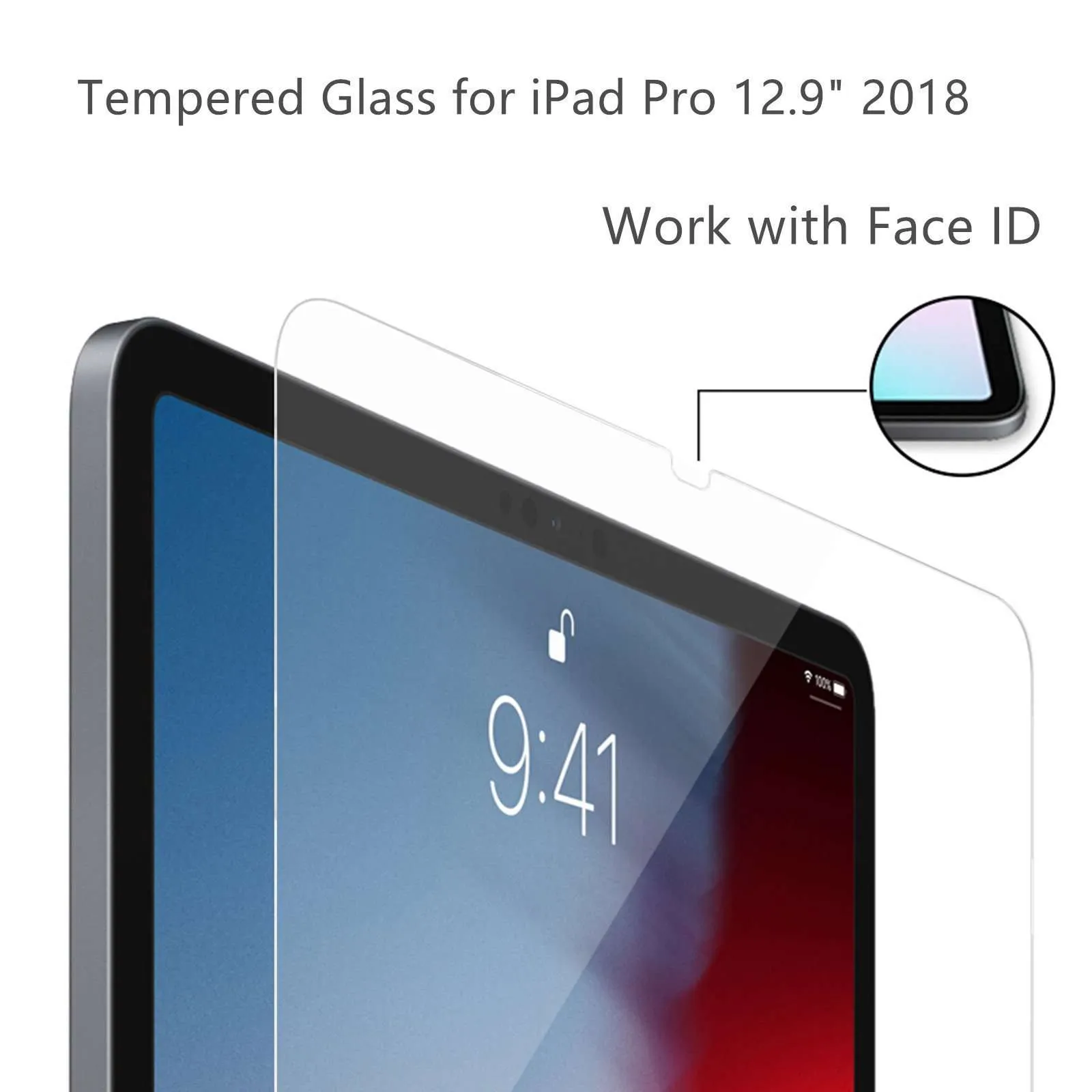 Glass Screen Protector for iPad Pro 12.9-inch (2022-2018)