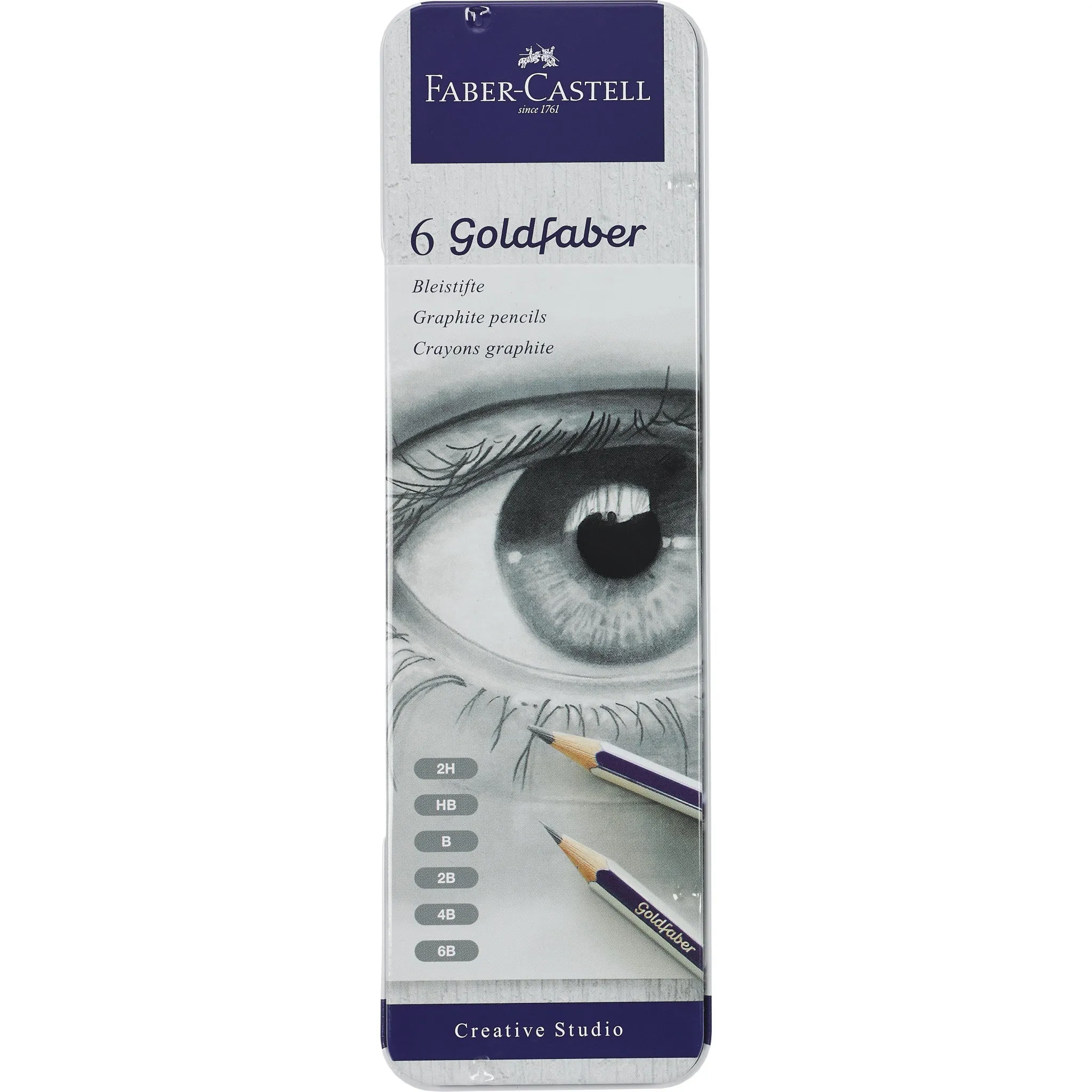 Goldfaber Graphite Pencils, Tin of 6 - #900010