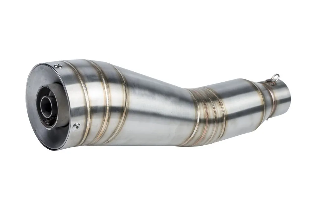 GP Silencer "Type 2 in Stainless Steel 51mm Handmade 42.5cm Long - Highway Hawk HC65-221