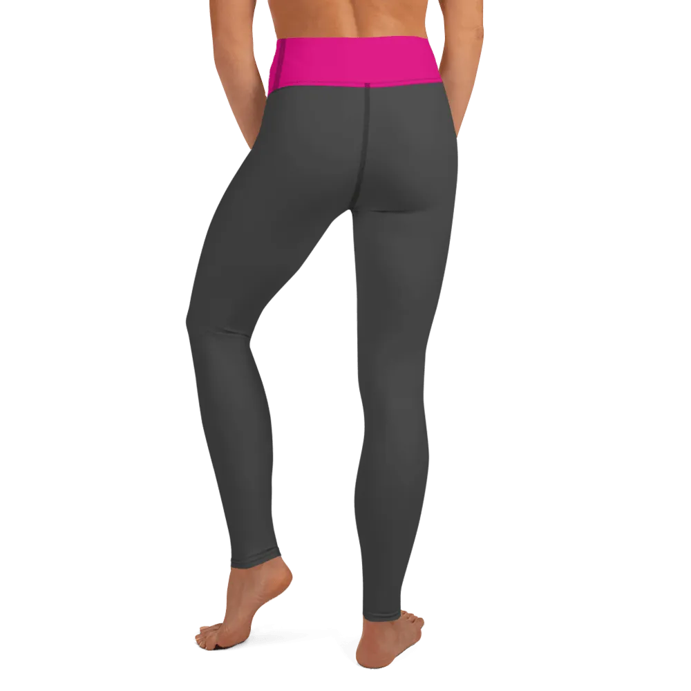 Grey and Pink Leggings