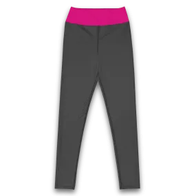 Grey and Pink Leggings