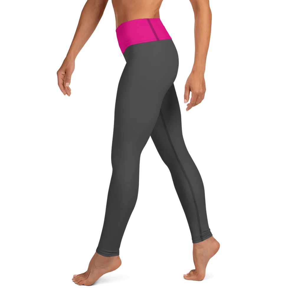 Grey and Pink Leggings