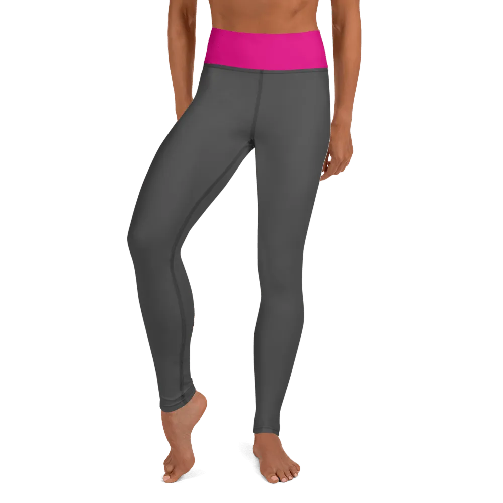 Grey and Pink Leggings