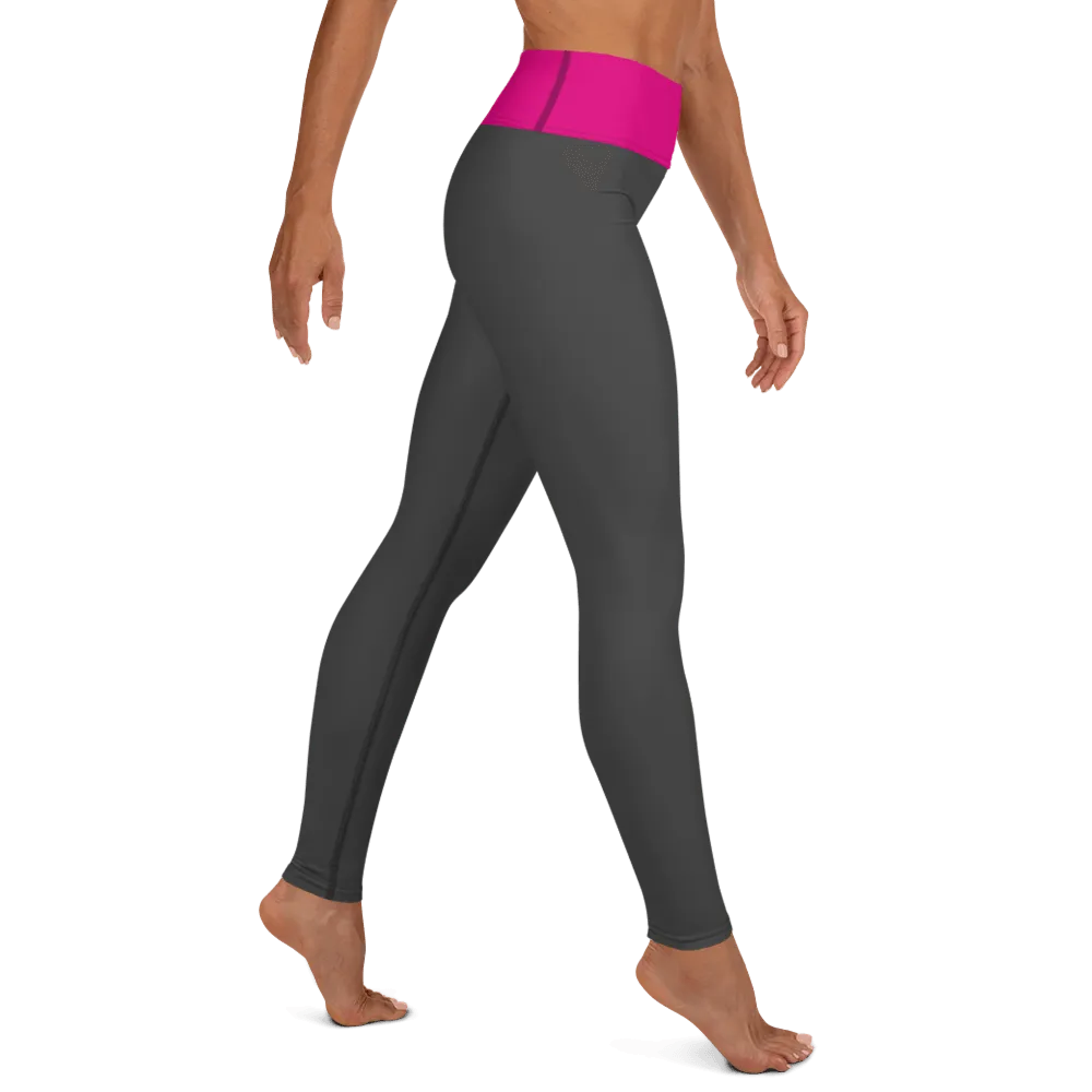 Grey and Pink Leggings