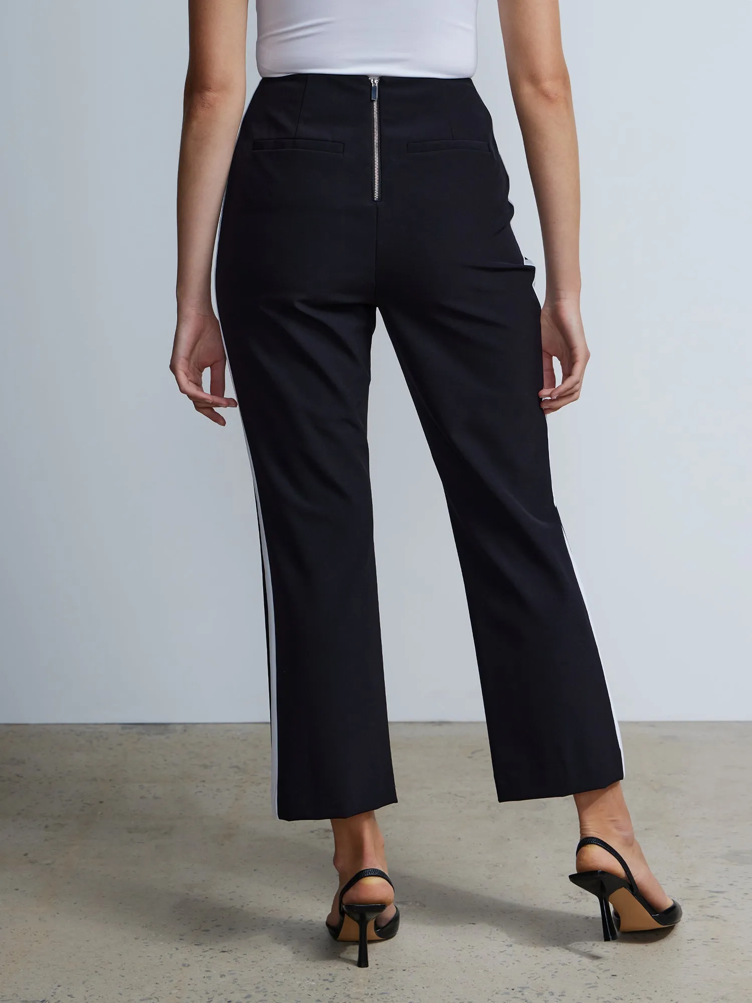 High Rise Straight Leg Pant