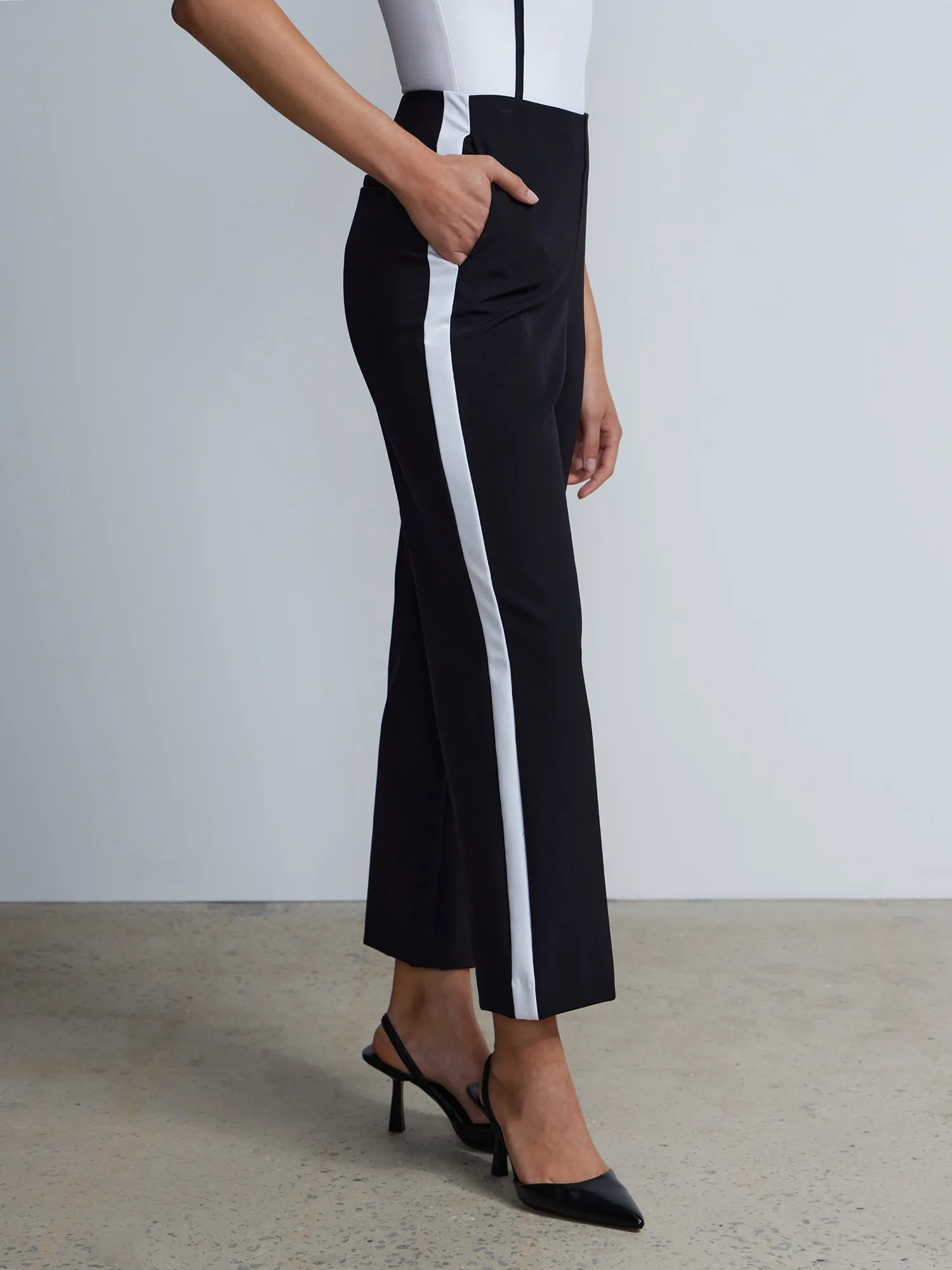 High Rise Straight Leg Pant