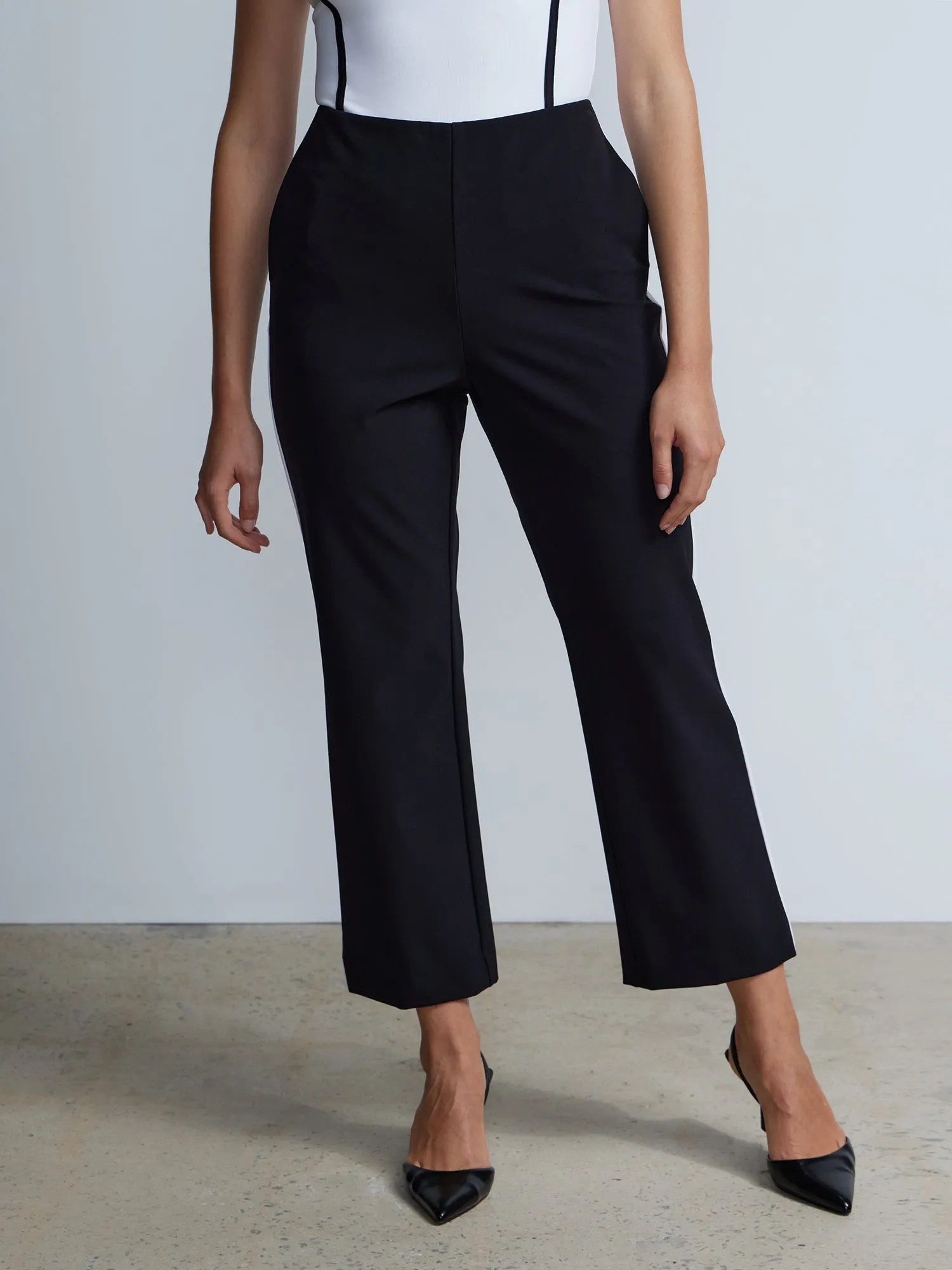 High Rise Straight Leg Pant