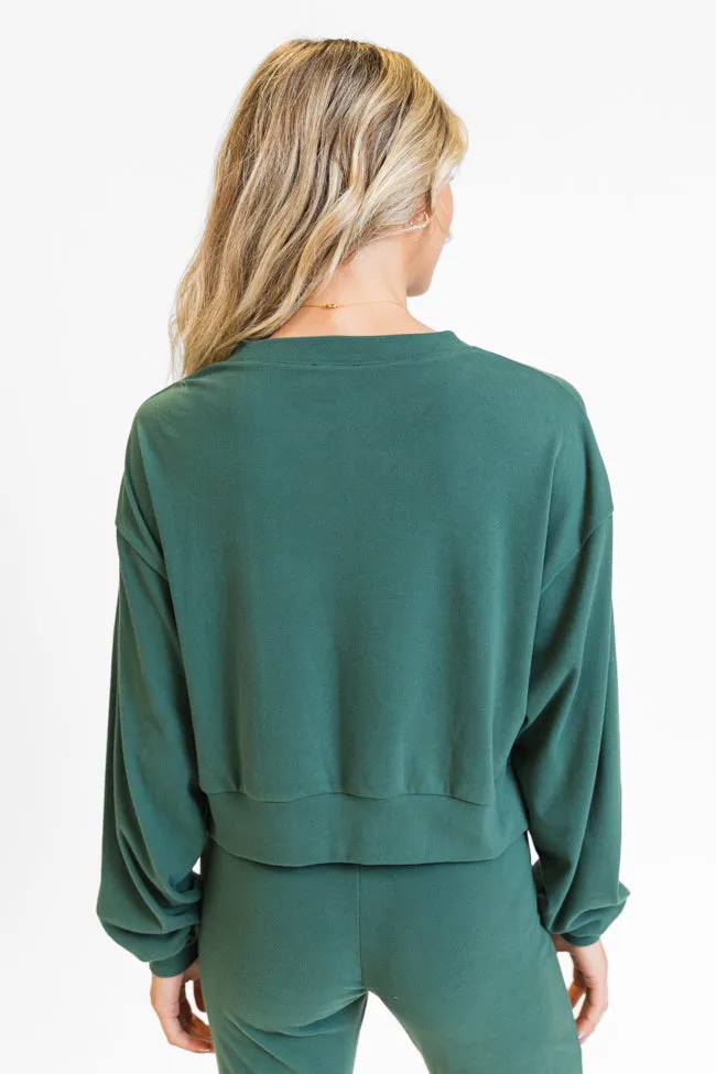 In A Dream Evergreen Super Soft Pullover