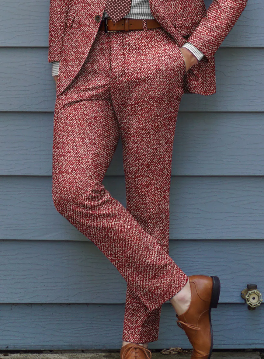 Italian Wool Silk Cotton Linen Ignazio Pants
