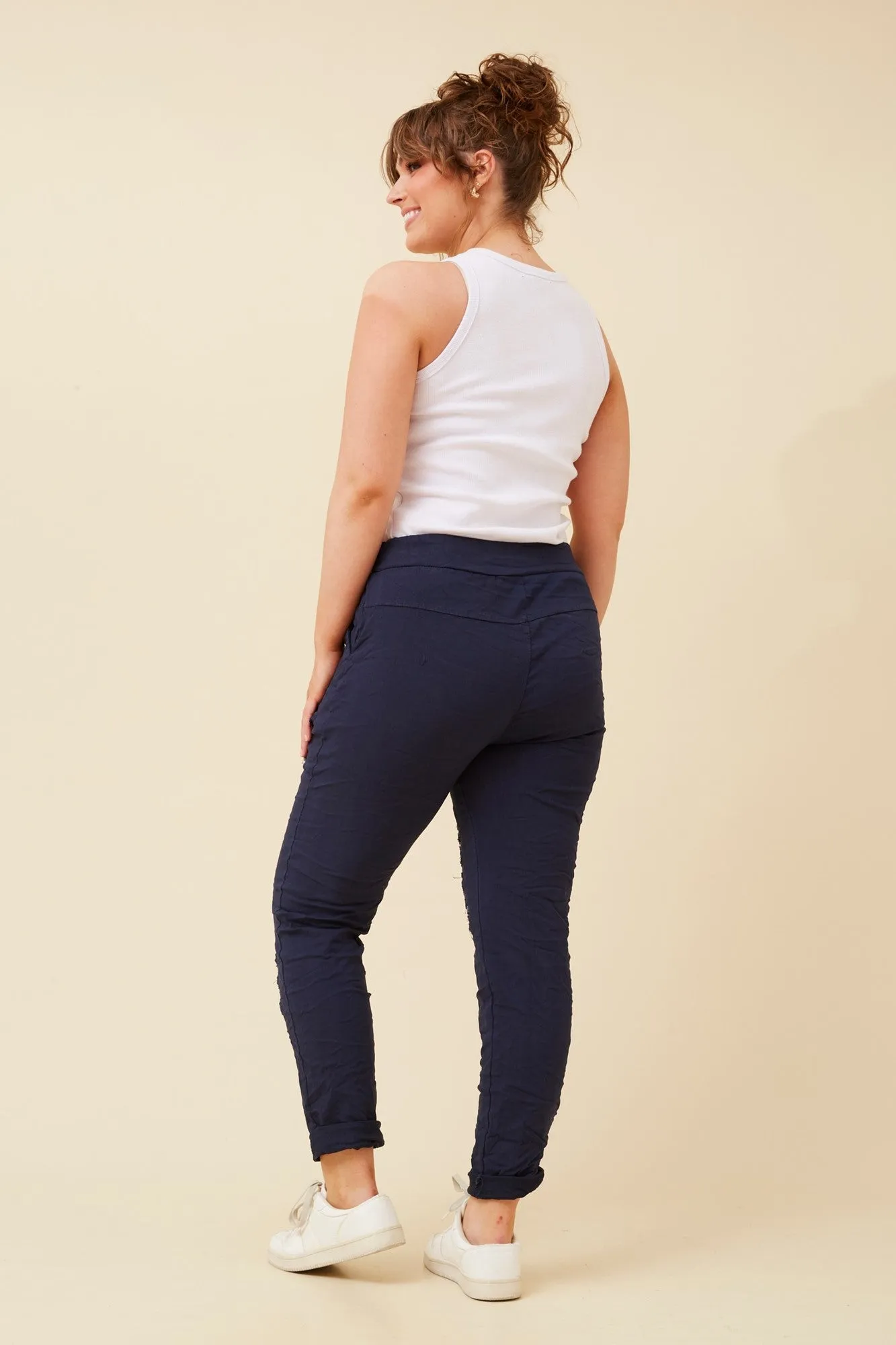 JANJA SEQUIN JOGGER PANTS