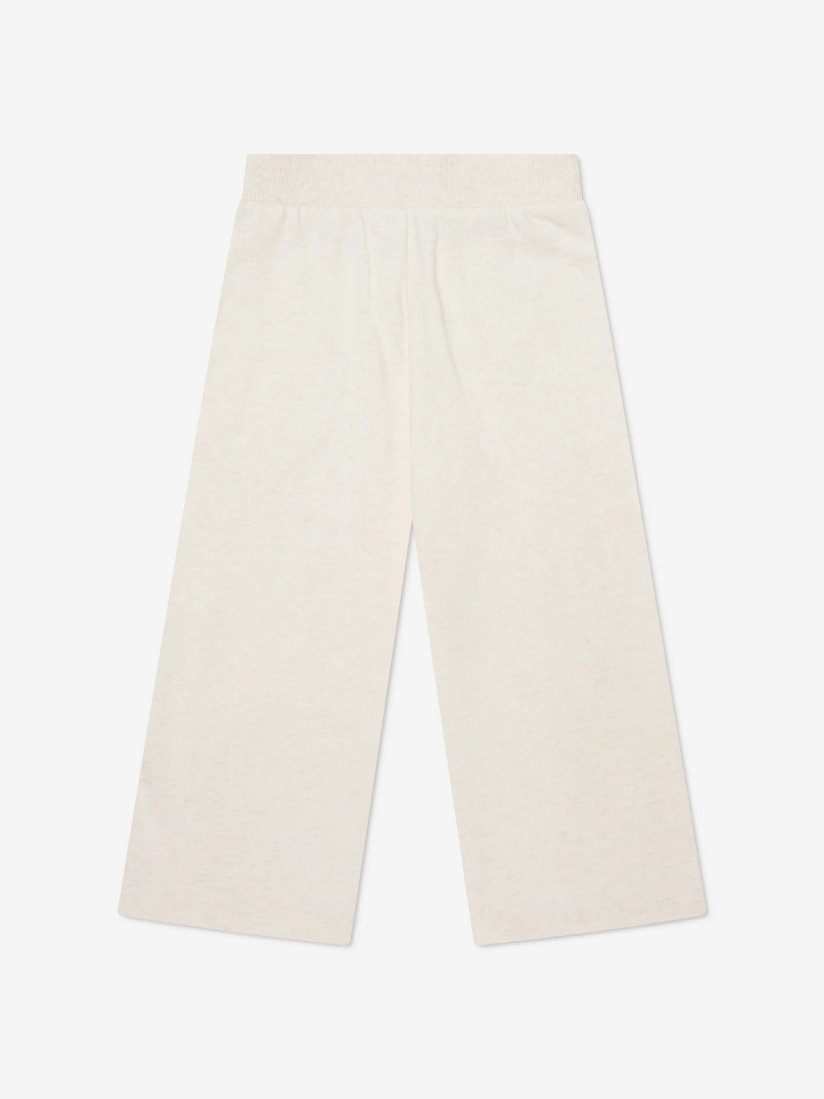 KENZO Girls Embroidered Logo Joggers in Ivory