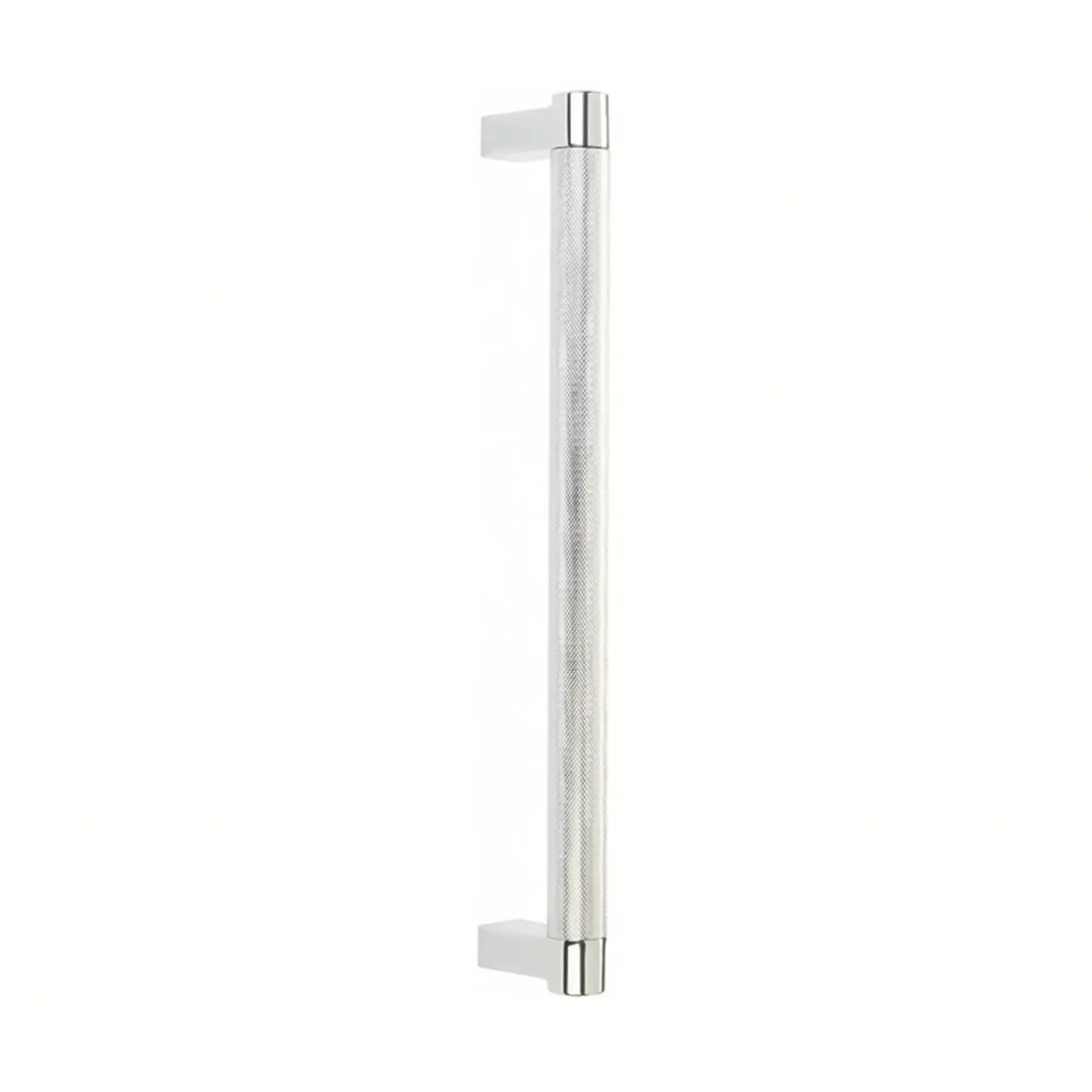 Knurled Select Polished Chrome Cabinet Knobs and Drawer Pulls