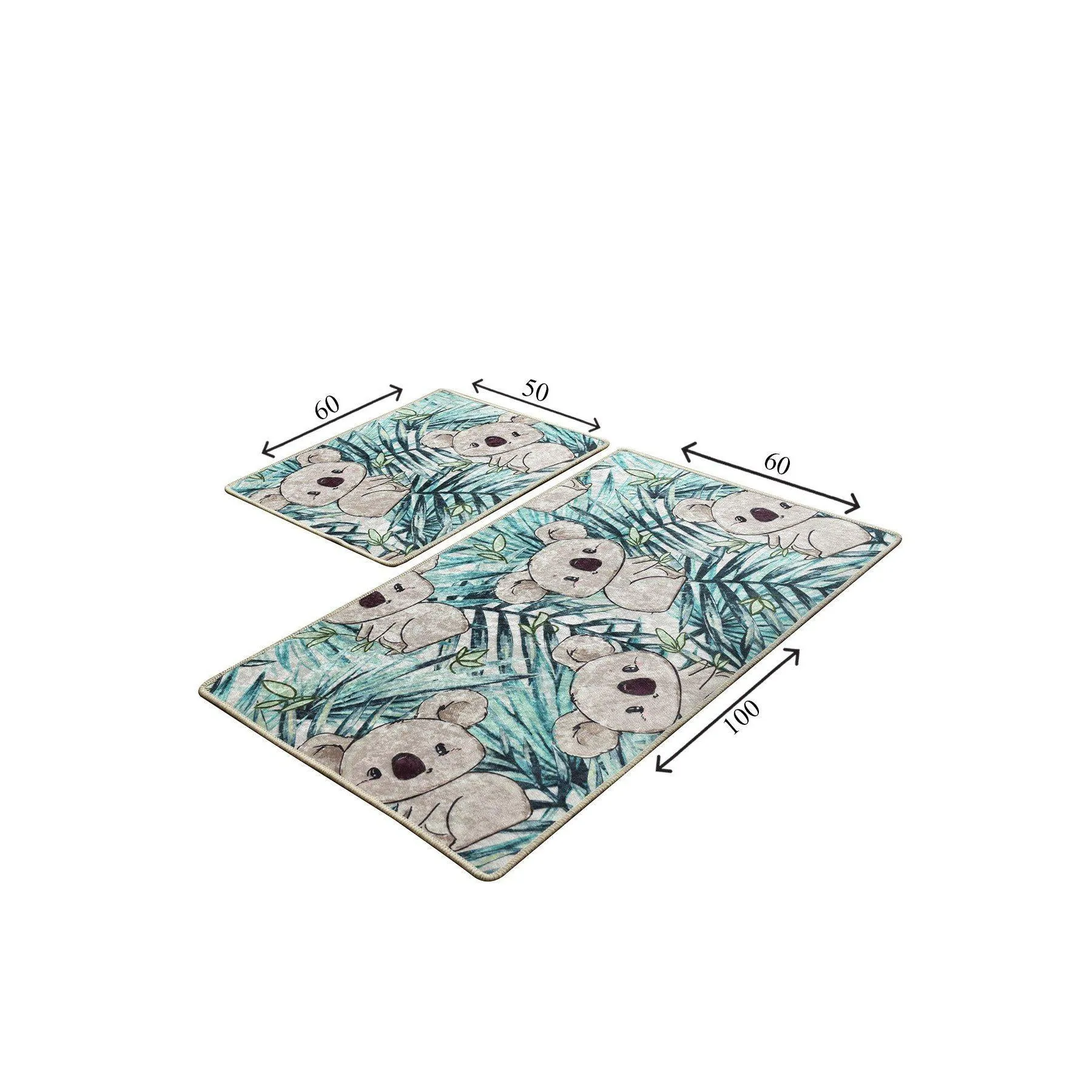 Koala - Green  Bath Mat