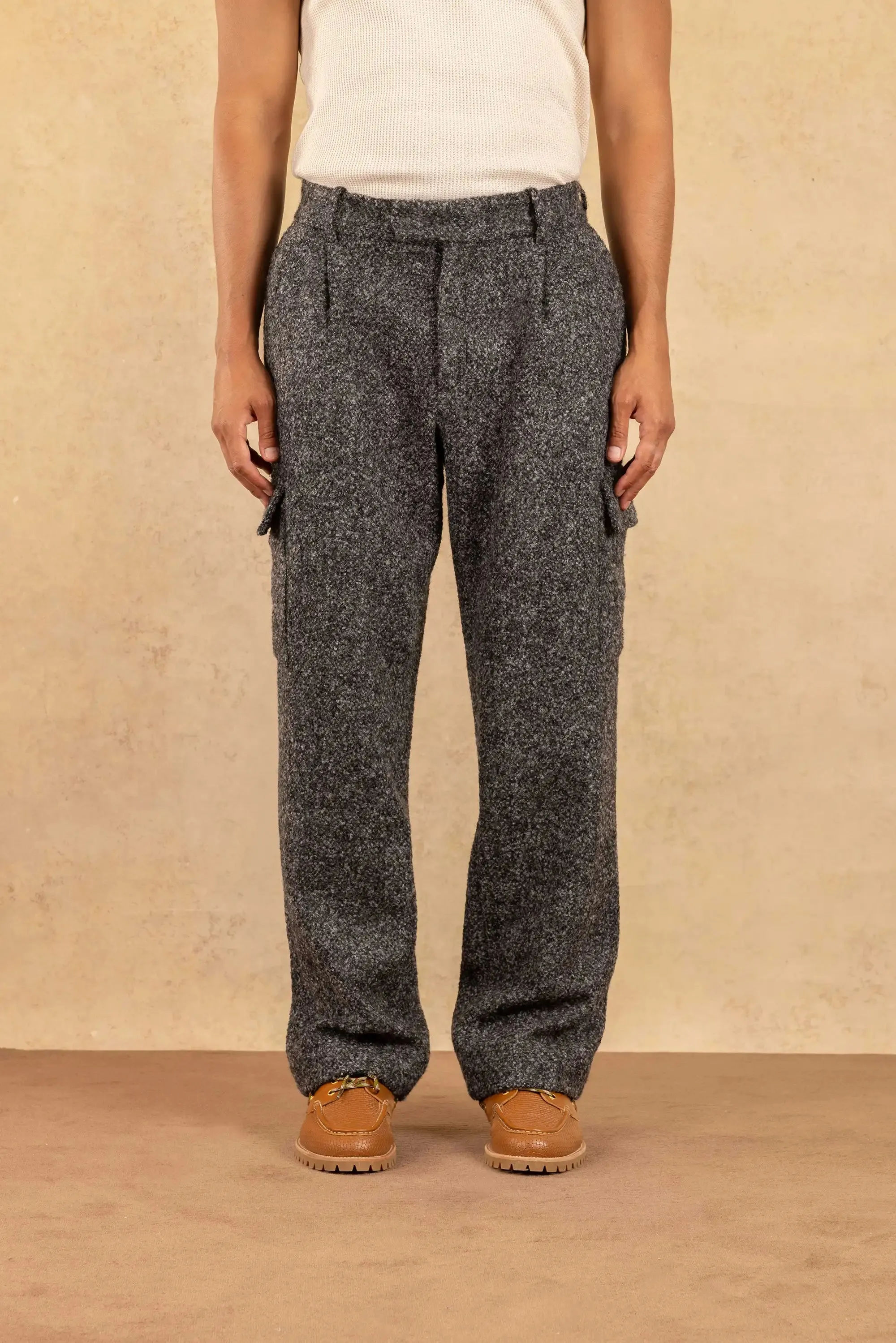 Le Pantalon Tweed Chiné