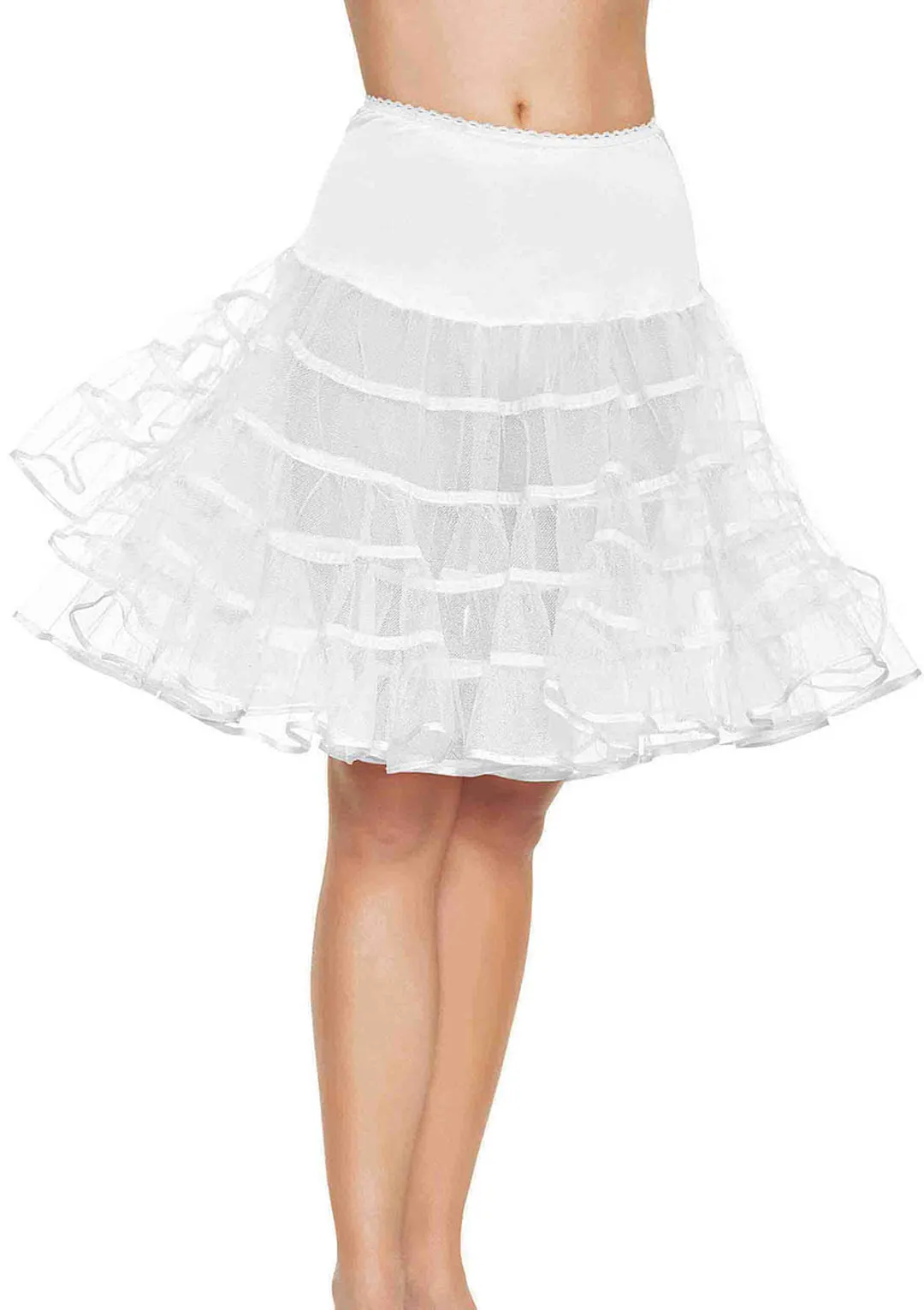 Leg Avenue 83043 Mid-Length Petticoat O/S Black