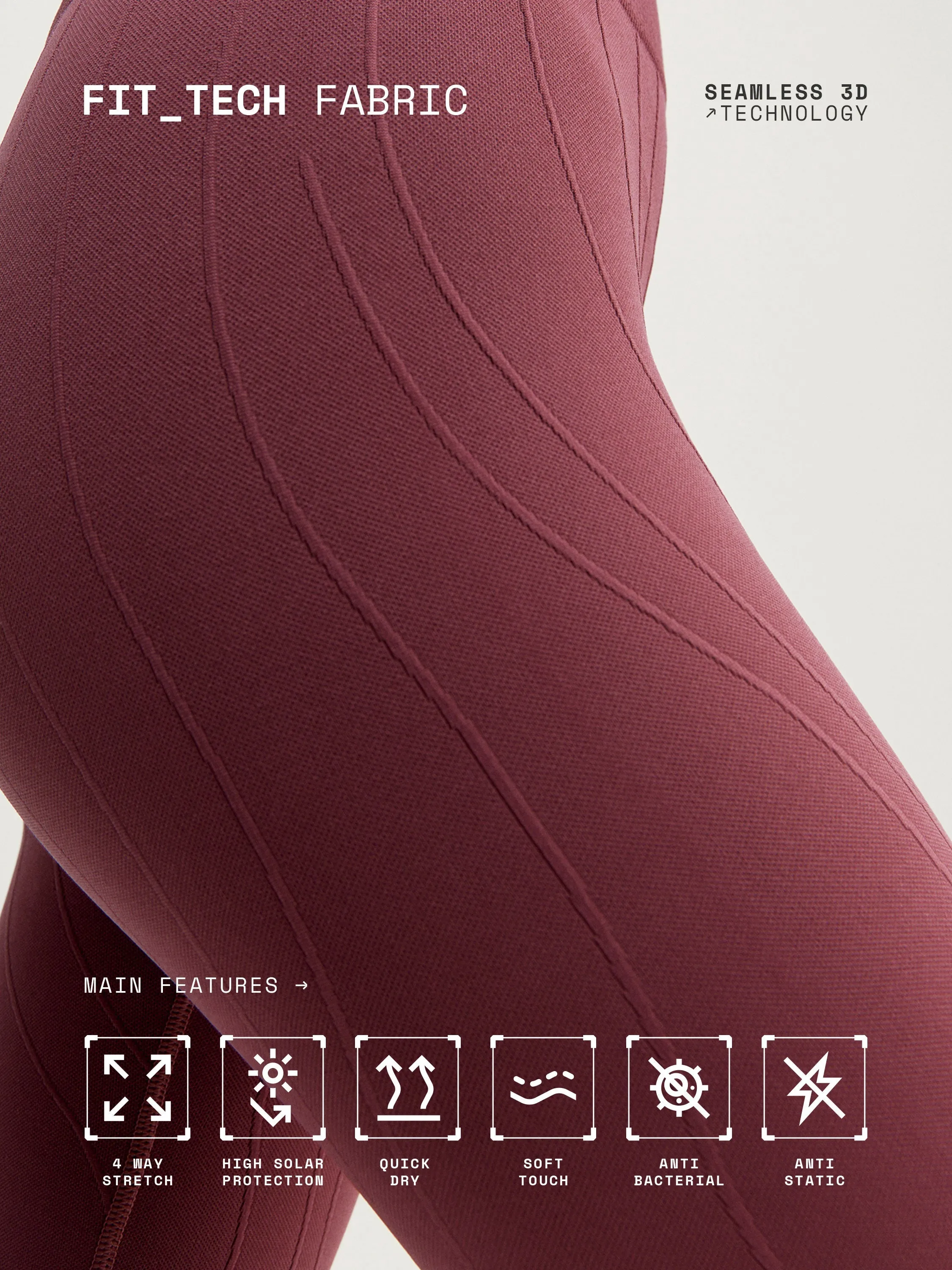 Legging Dandara - Déco Rose