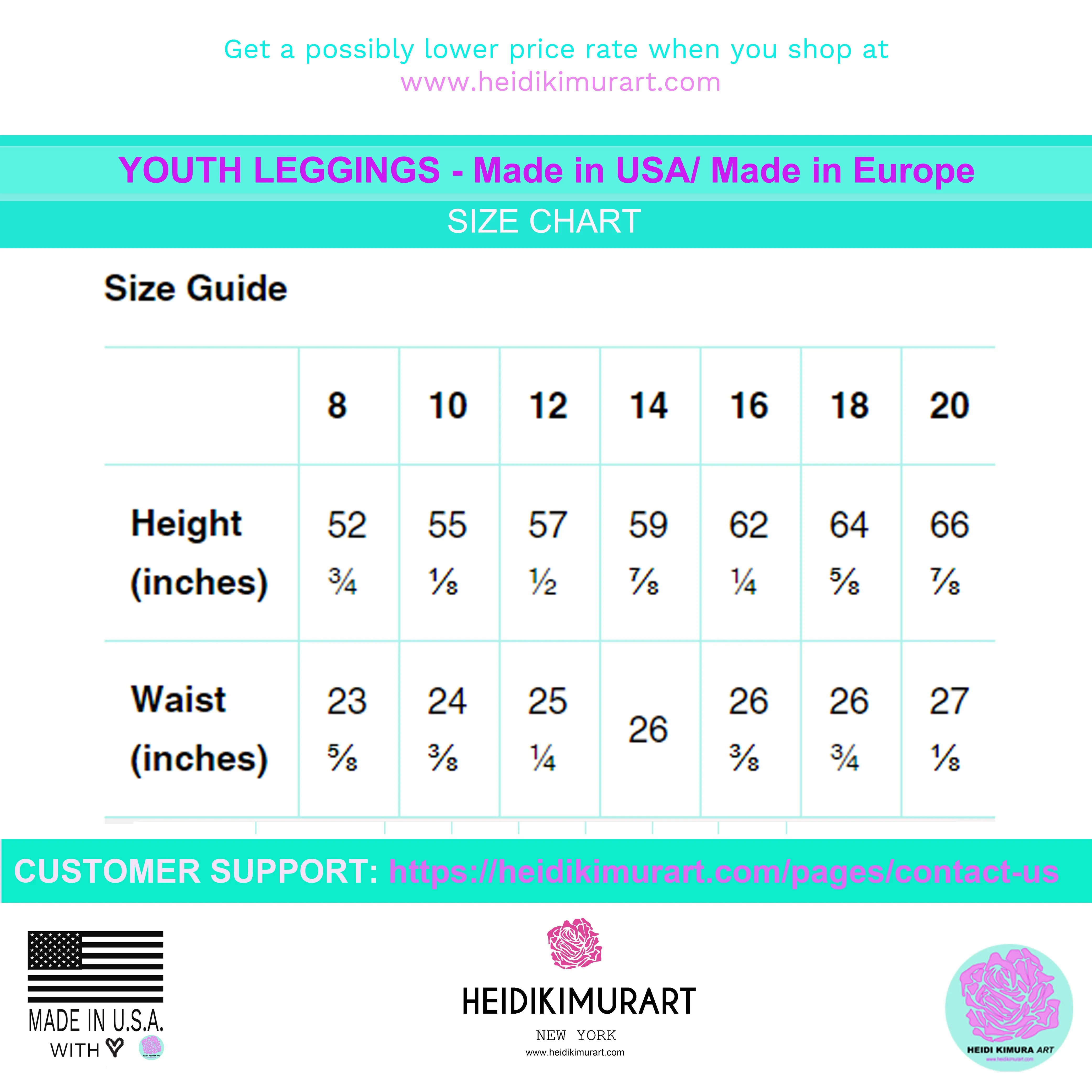 Light Pink Youth Leggings, Ballet Pink Premium Girl's Sports Gym Pants Tights - Made in USA/EU