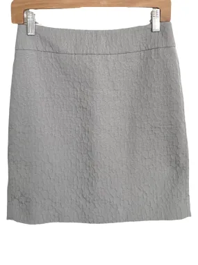 Light Summer Gray Textured Skirt