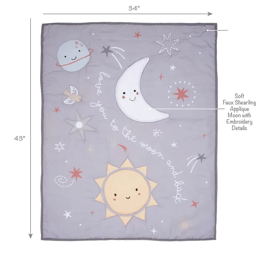 Little Star Celestial 3-Piece Nursery Baby Crib Bedding Set
