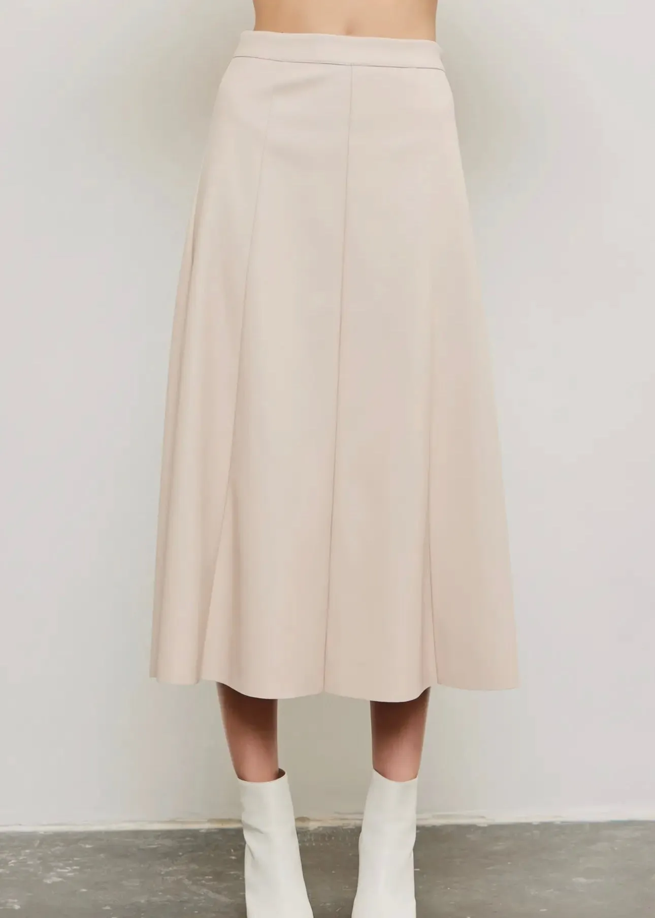 Living in Lumina Leather Skirt