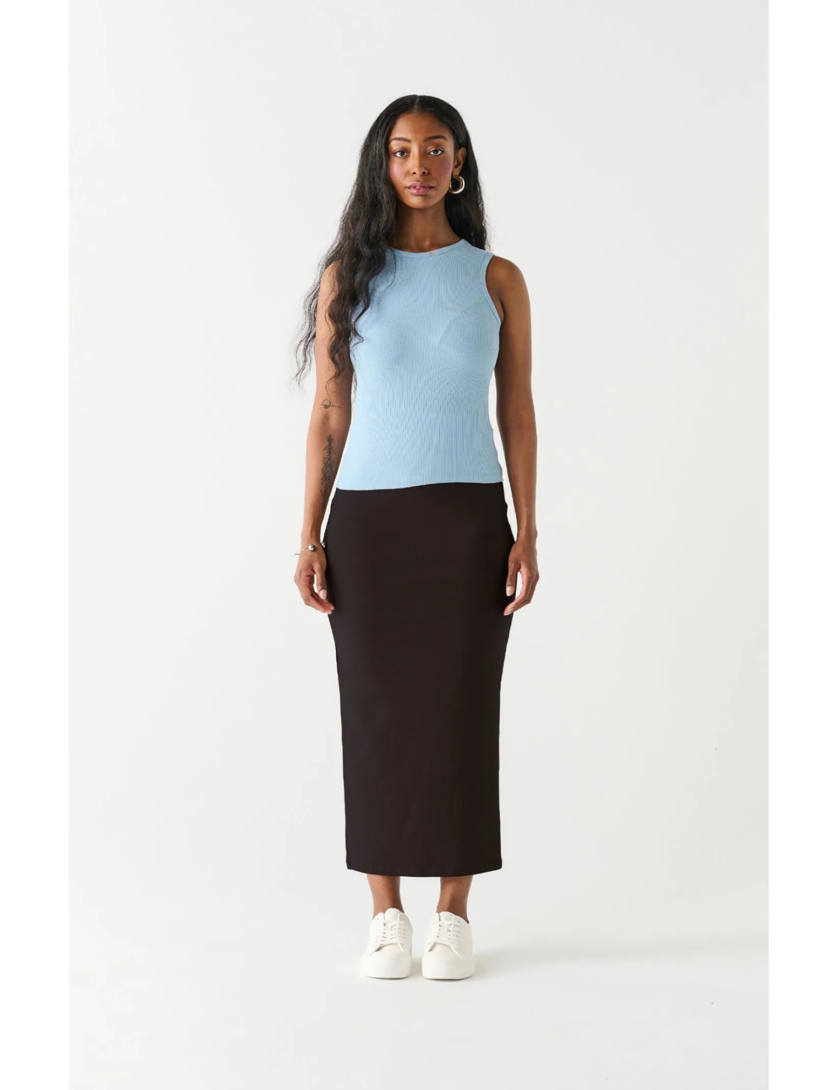 Long Pencil Skirt