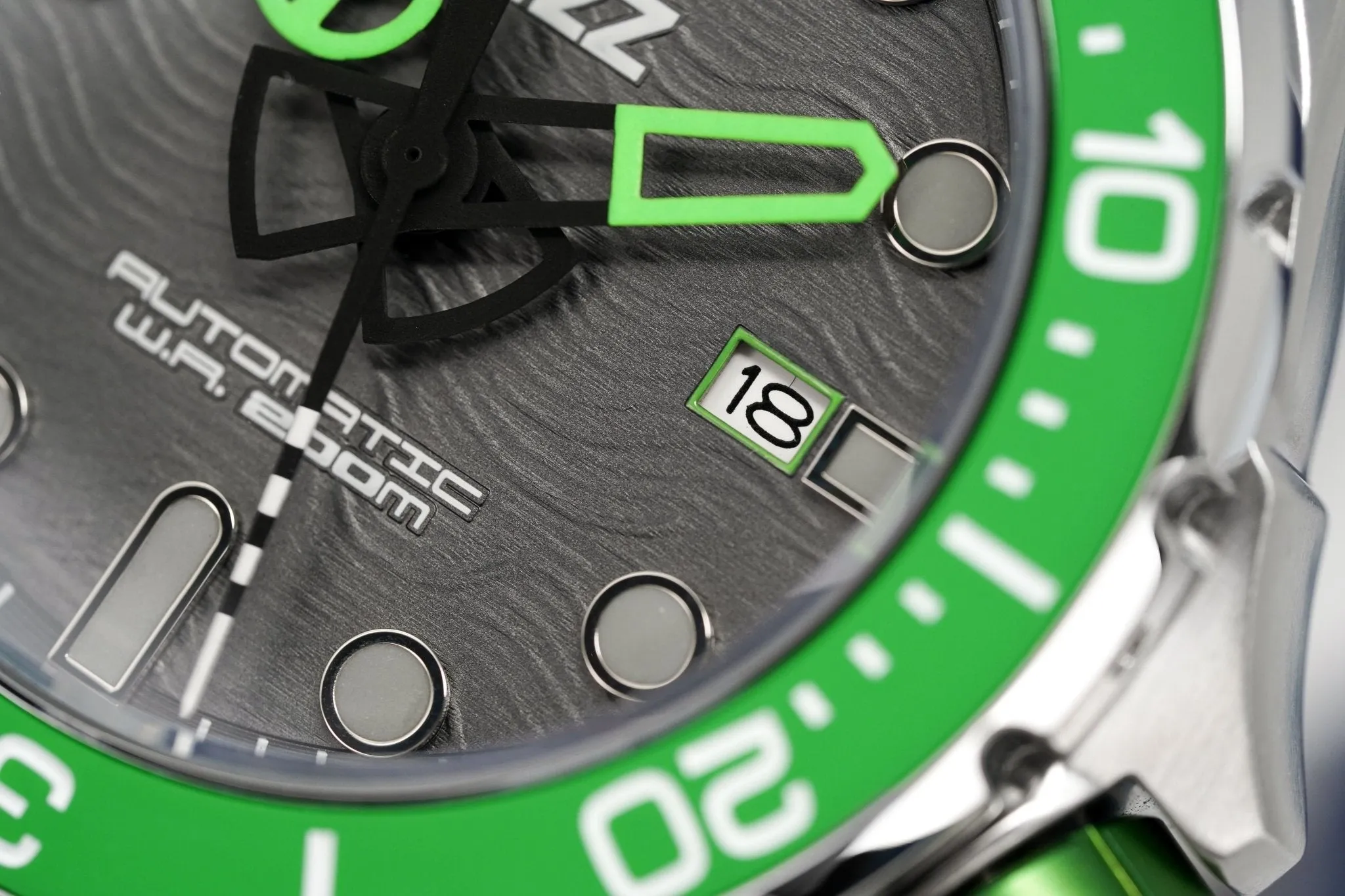 M2Z Men's Watch Diver 200 Green 200-001