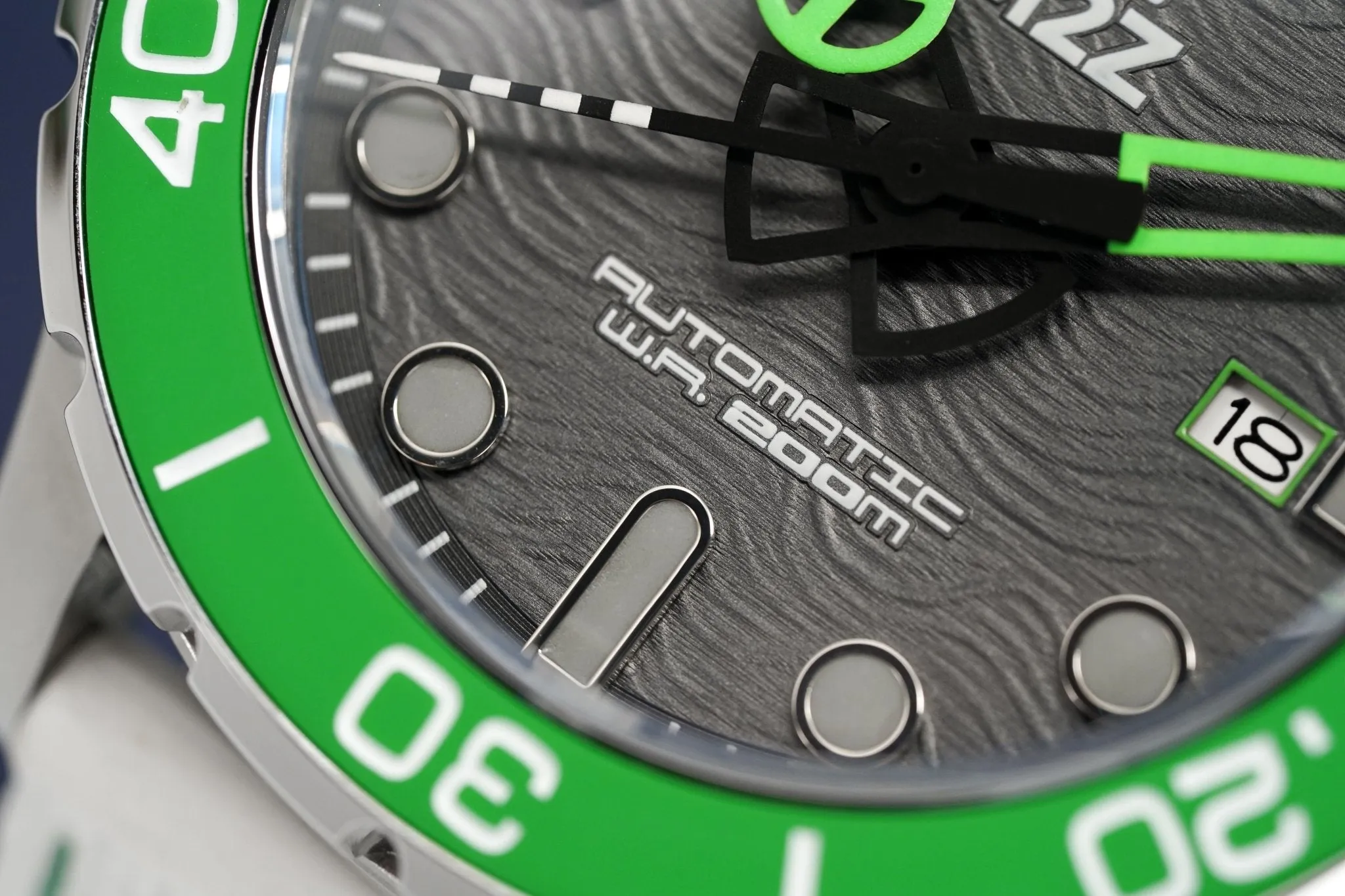 M2Z Men's Watch Diver 200 Green 200-001
