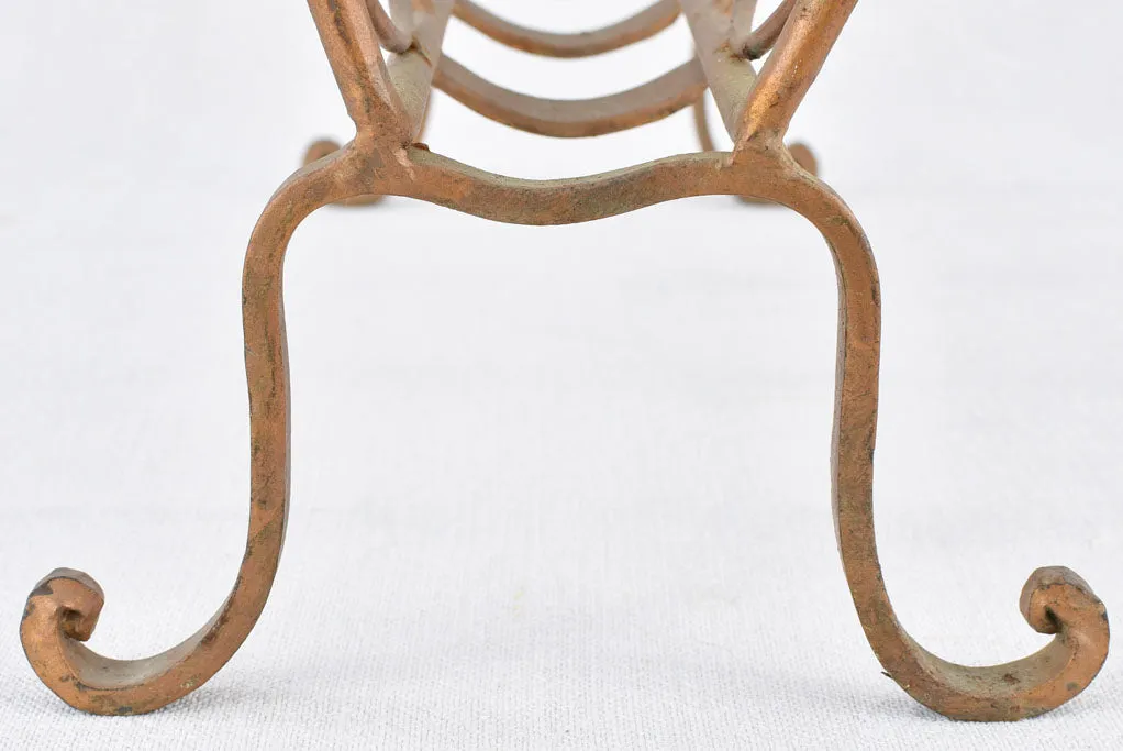 Magazine stand, wrought iron, Italian (1950s)