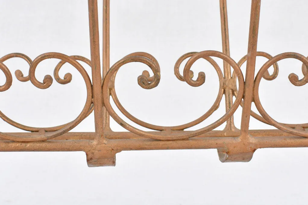 Magazine stand, wrought iron, Italian (1950s)