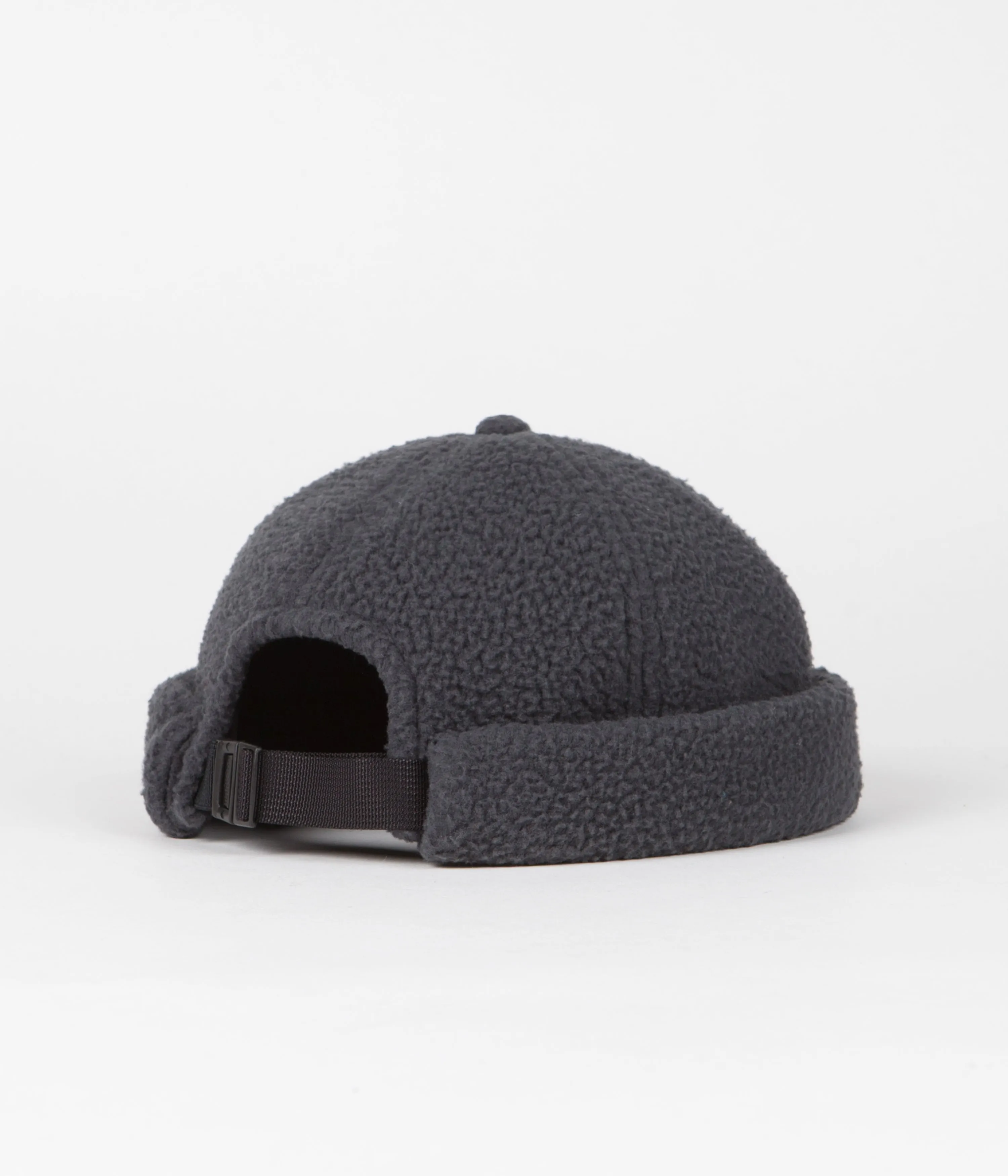 Magenta Sherpa Sailor Beanie - Dark Charcoal