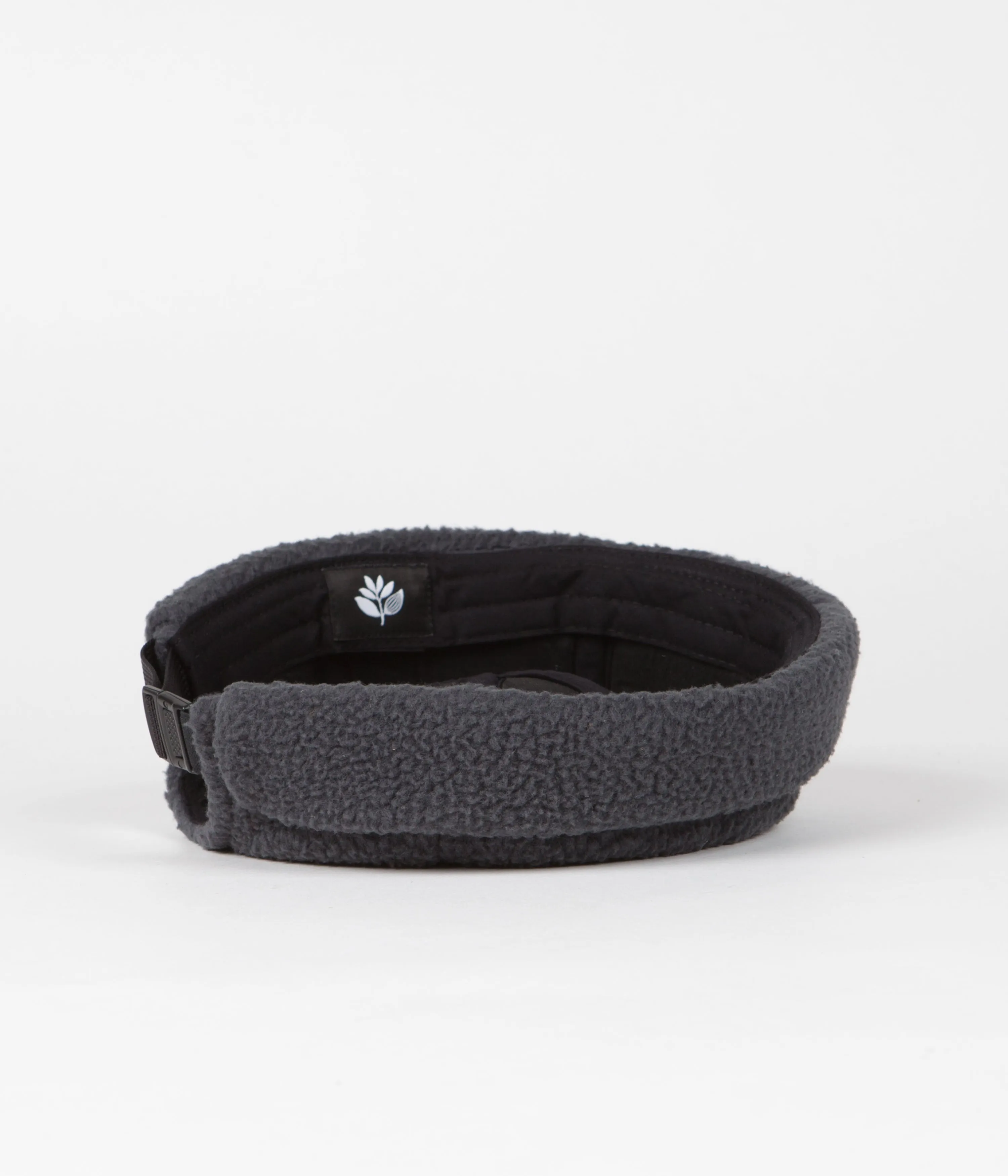 Magenta Sherpa Sailor Beanie - Dark Charcoal