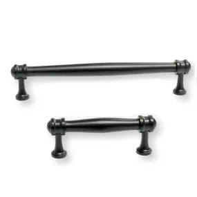 Matte Black "Mist" Drawer Pulls