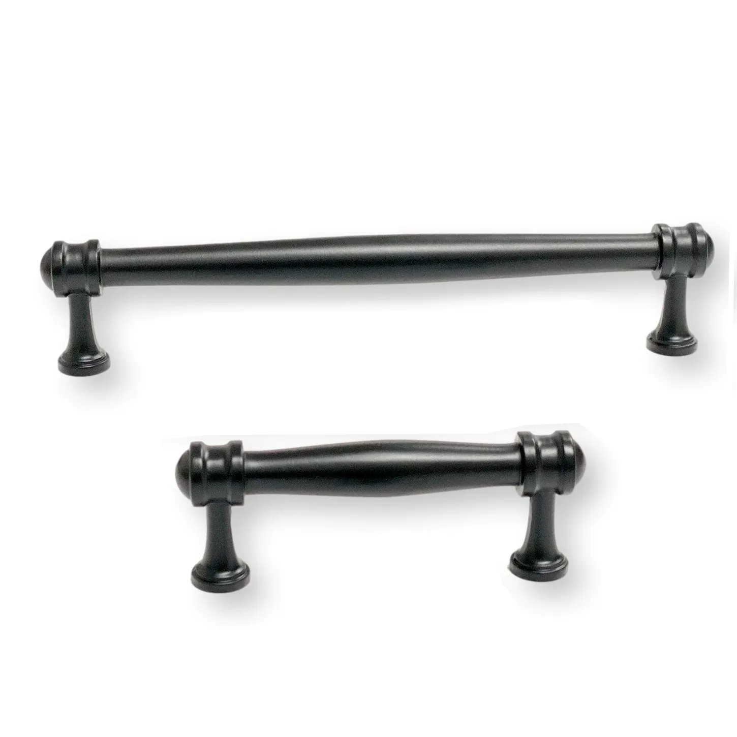 Matte Black "Mist" Drawer Pulls