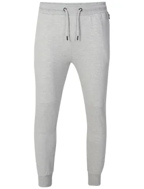 Mens Sammi Skinny Fit Cuffed Joggers in Grey Marl