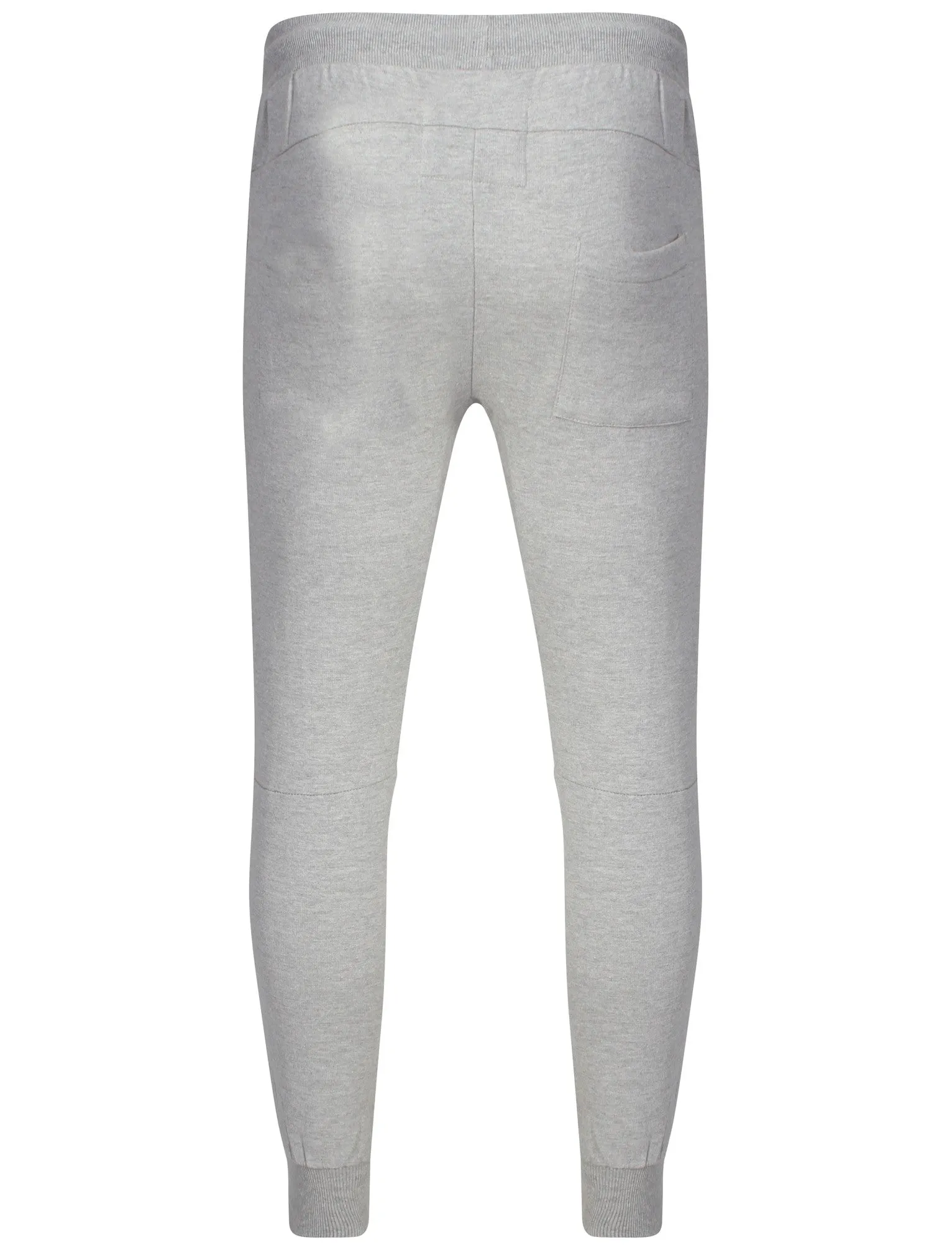 Mens Sammi Skinny Fit Cuffed Joggers in Grey Marl