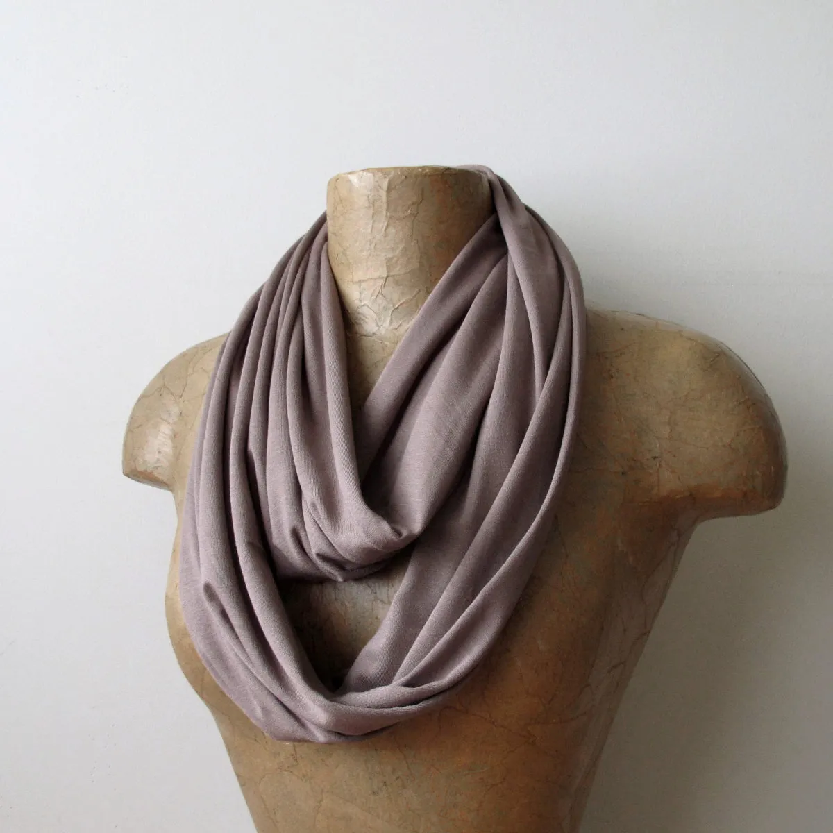 MINK BROWN Infinity Scarf