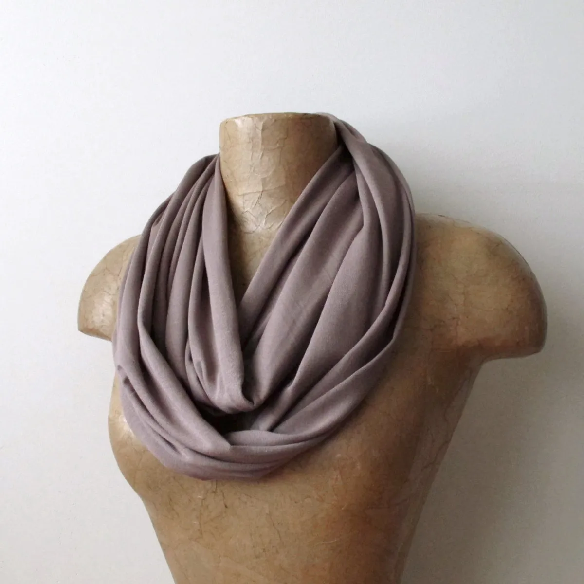 MINK BROWN Infinity Scarf