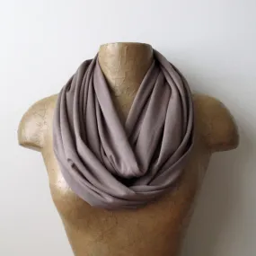 MINK BROWN Infinity Scarf