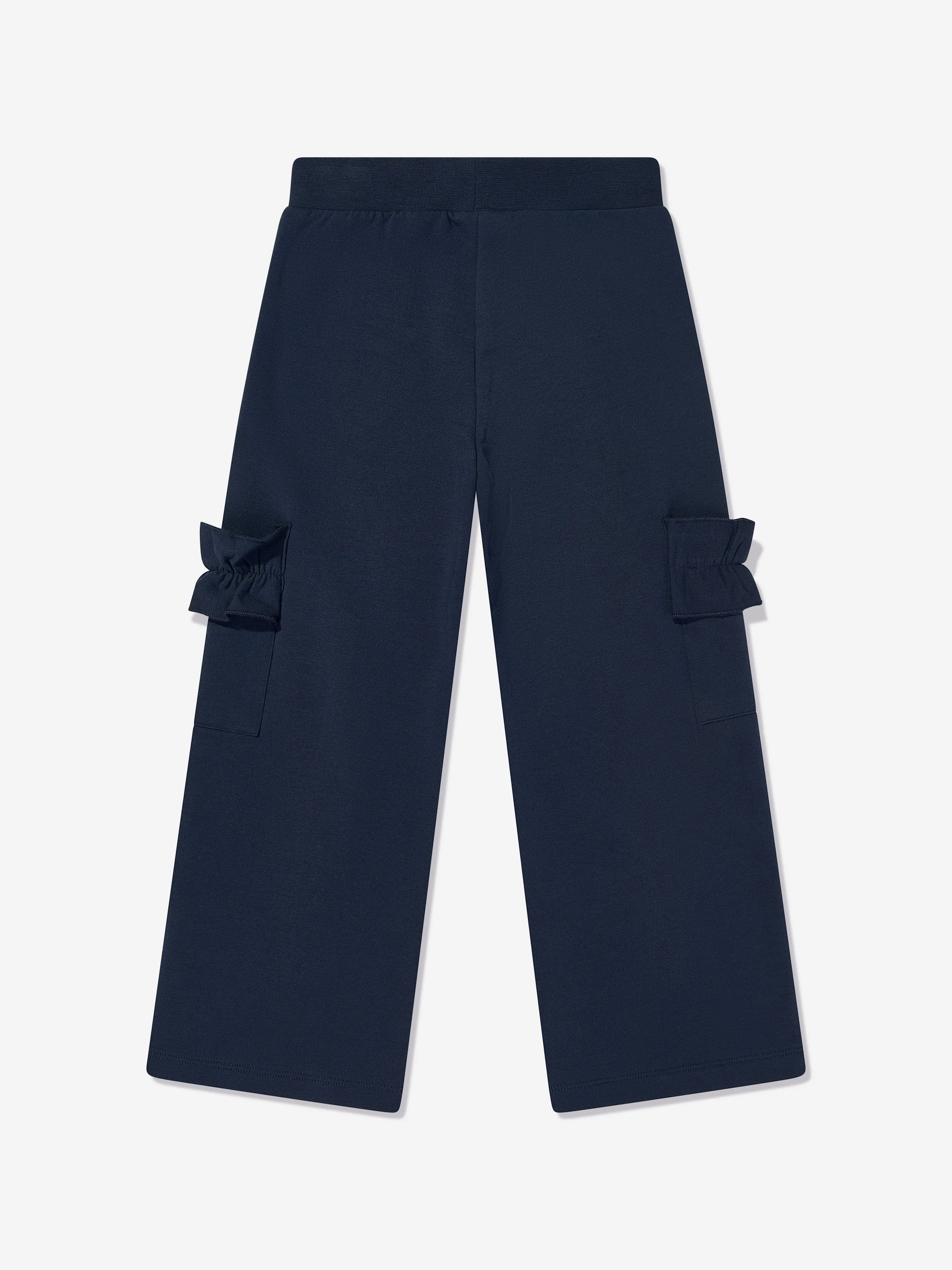 Monnalisa Girls Cargo Joggers in Blue