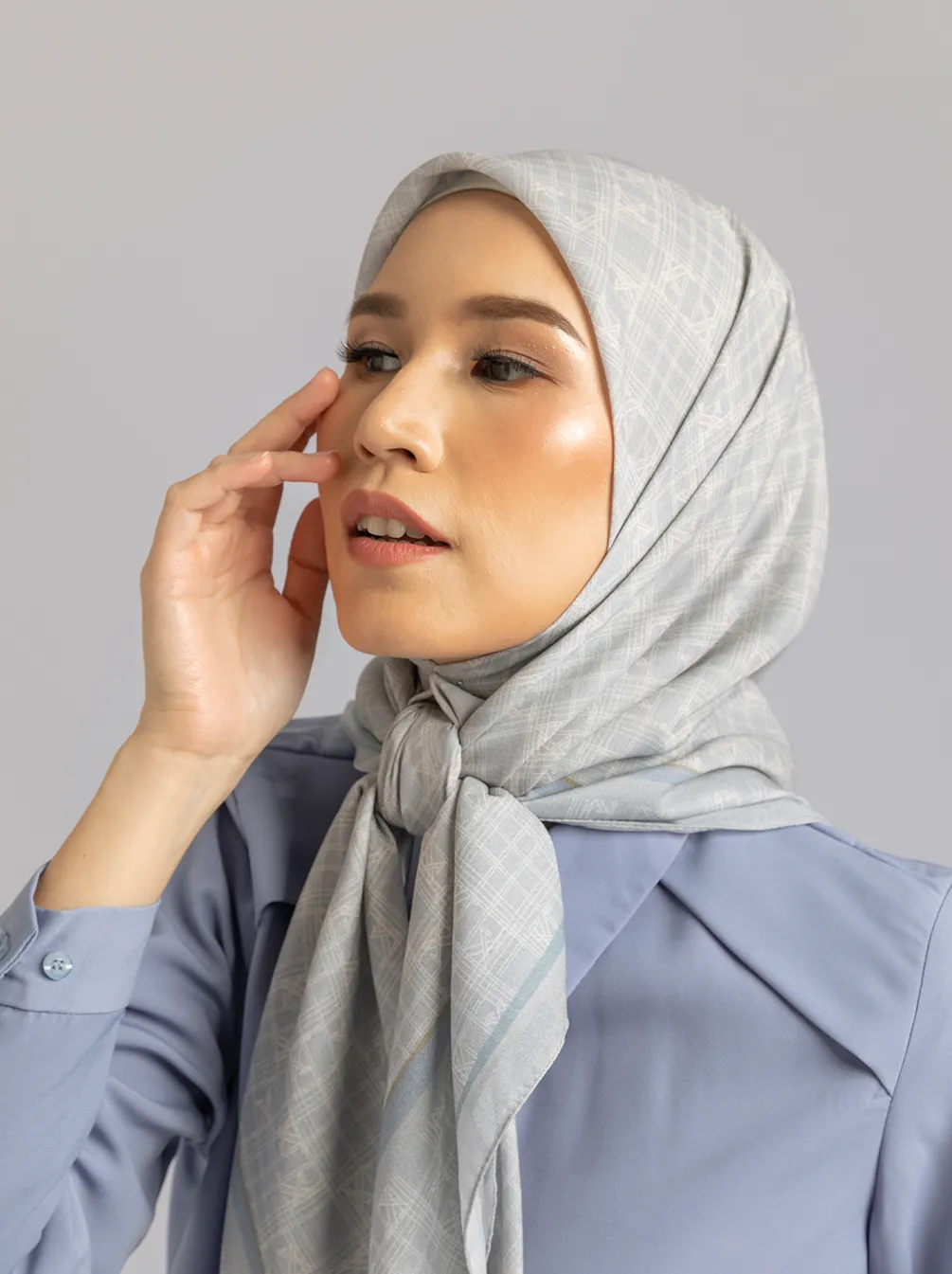 MONOGRAM SCARF CLOUDY