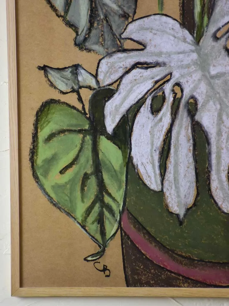 Monstera by Caroline Beauzon - green 34¼" x 24½"