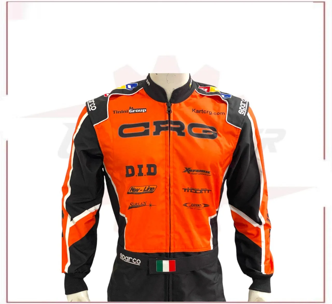 New 2022 CRG Go Kart Overall Sublimation Printed Racing Suit