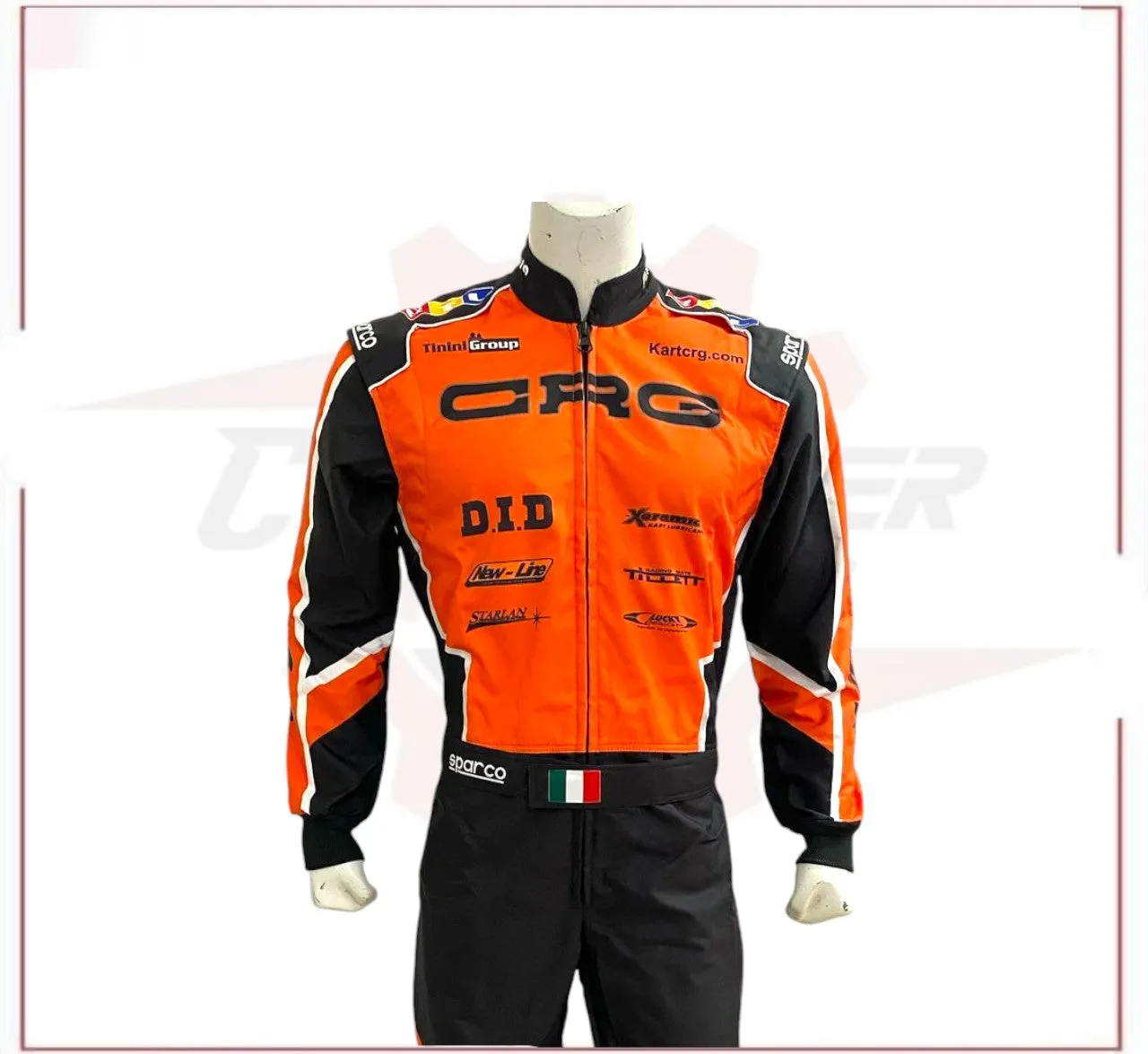 New 2022 CRG Go Kart Overall Sublimation Printed Racing Suit