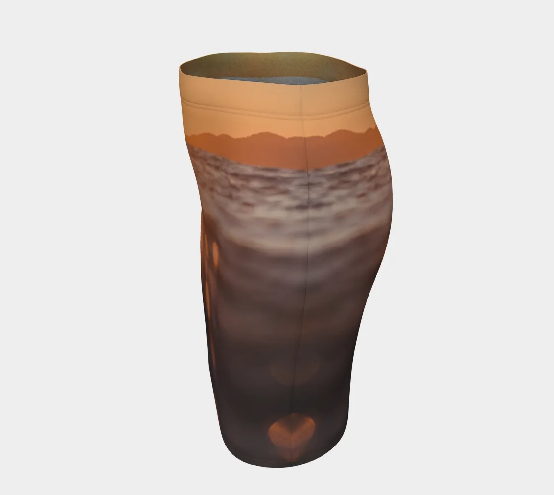 Ocean Sunset Photo Skirt