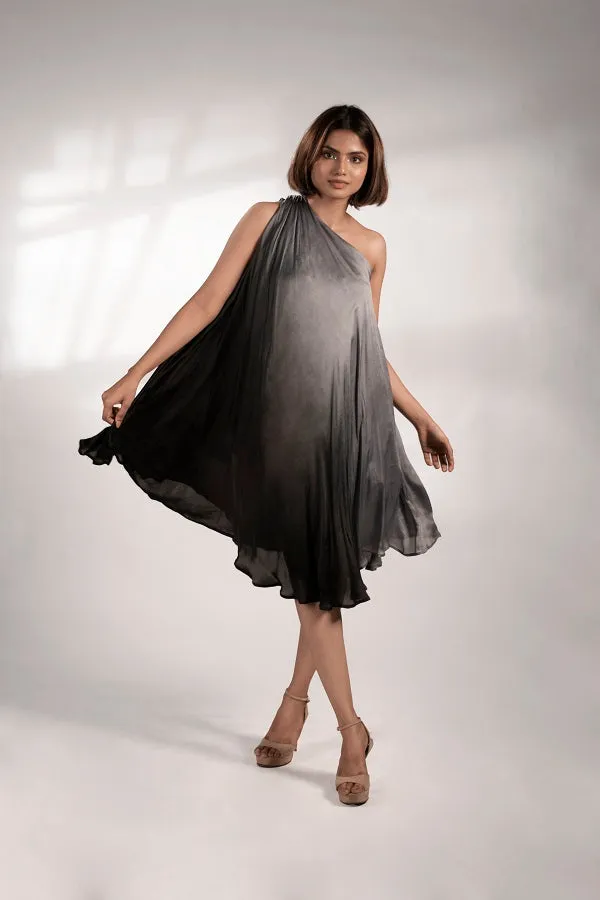 Ombre One shoulder dress