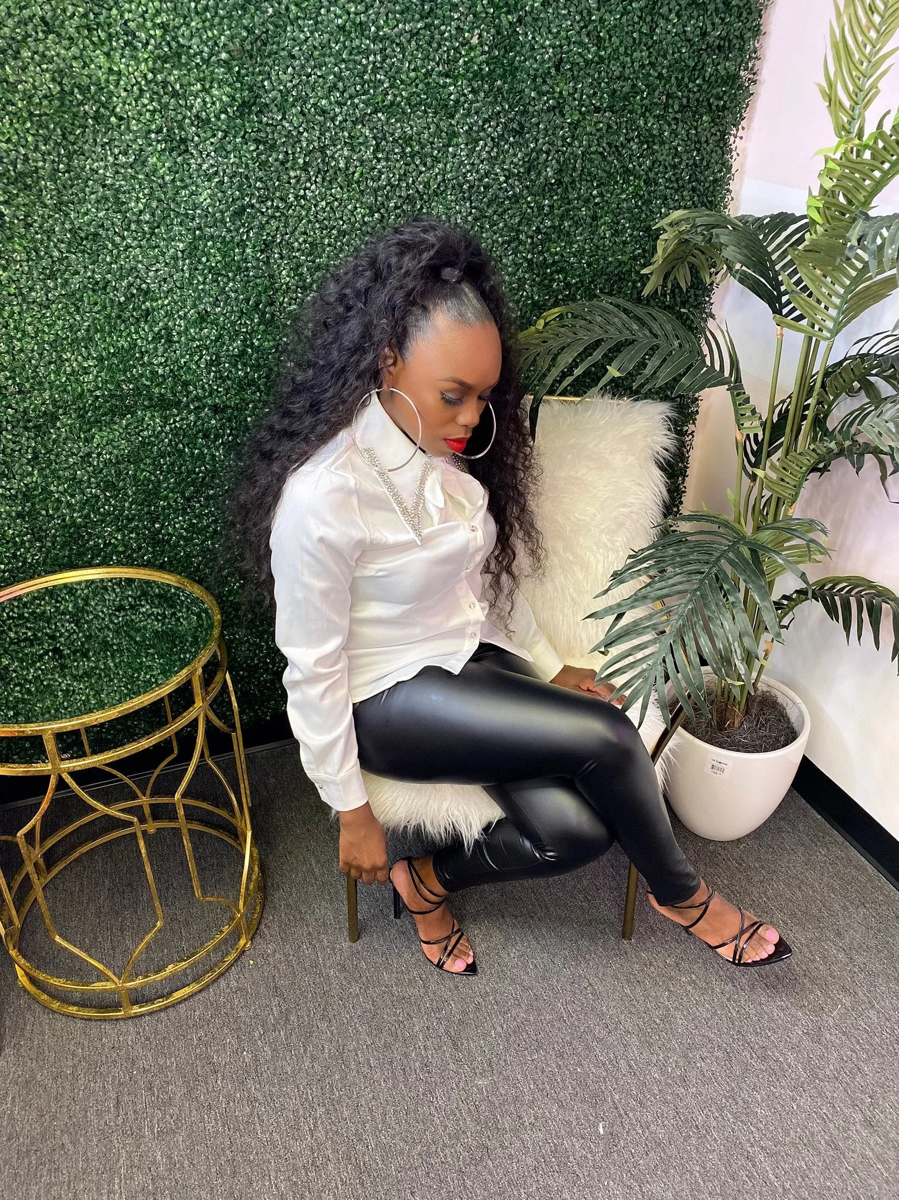 On The Run Faux Leather Leggings