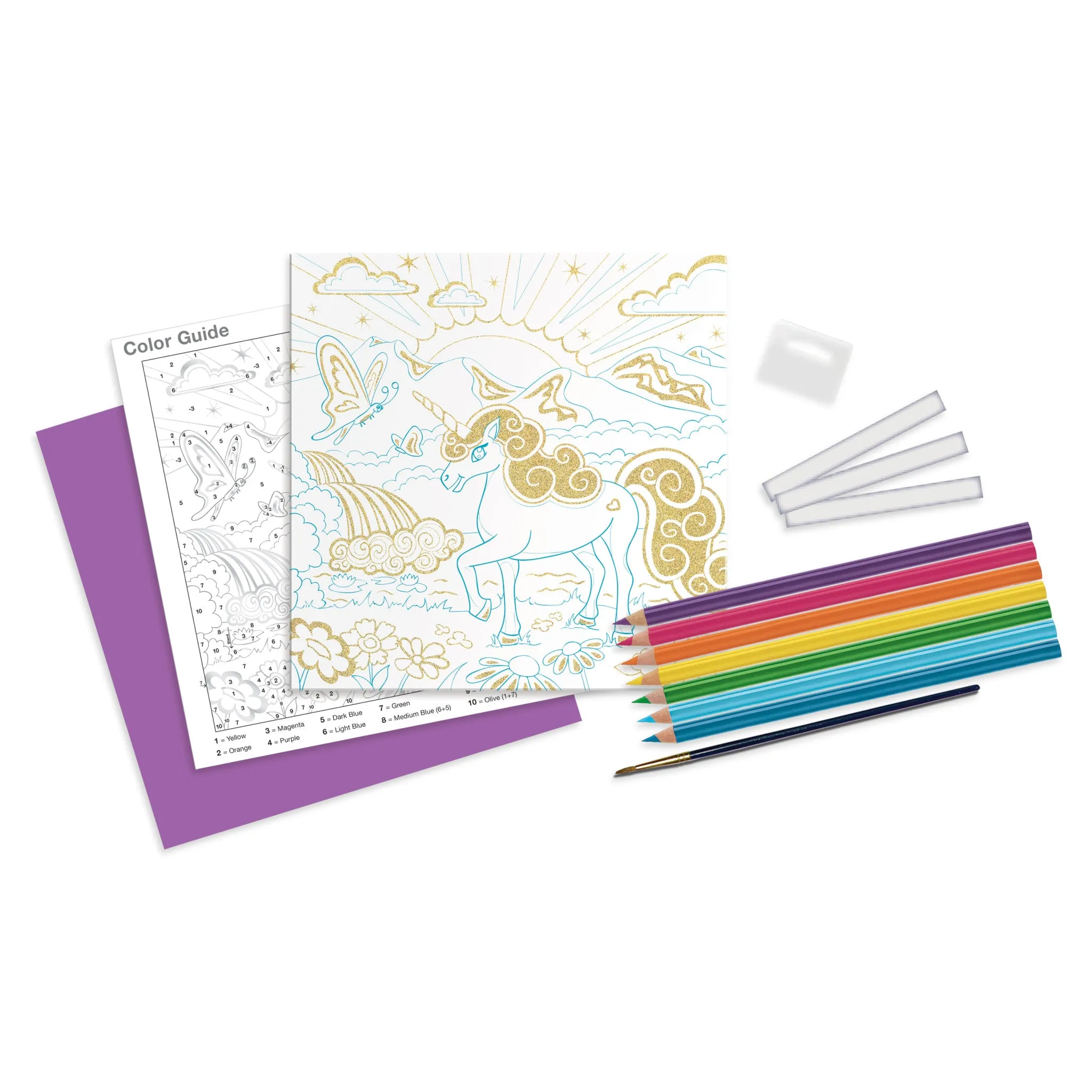 Paint by Number Unicorn Foil Fun - #14322
