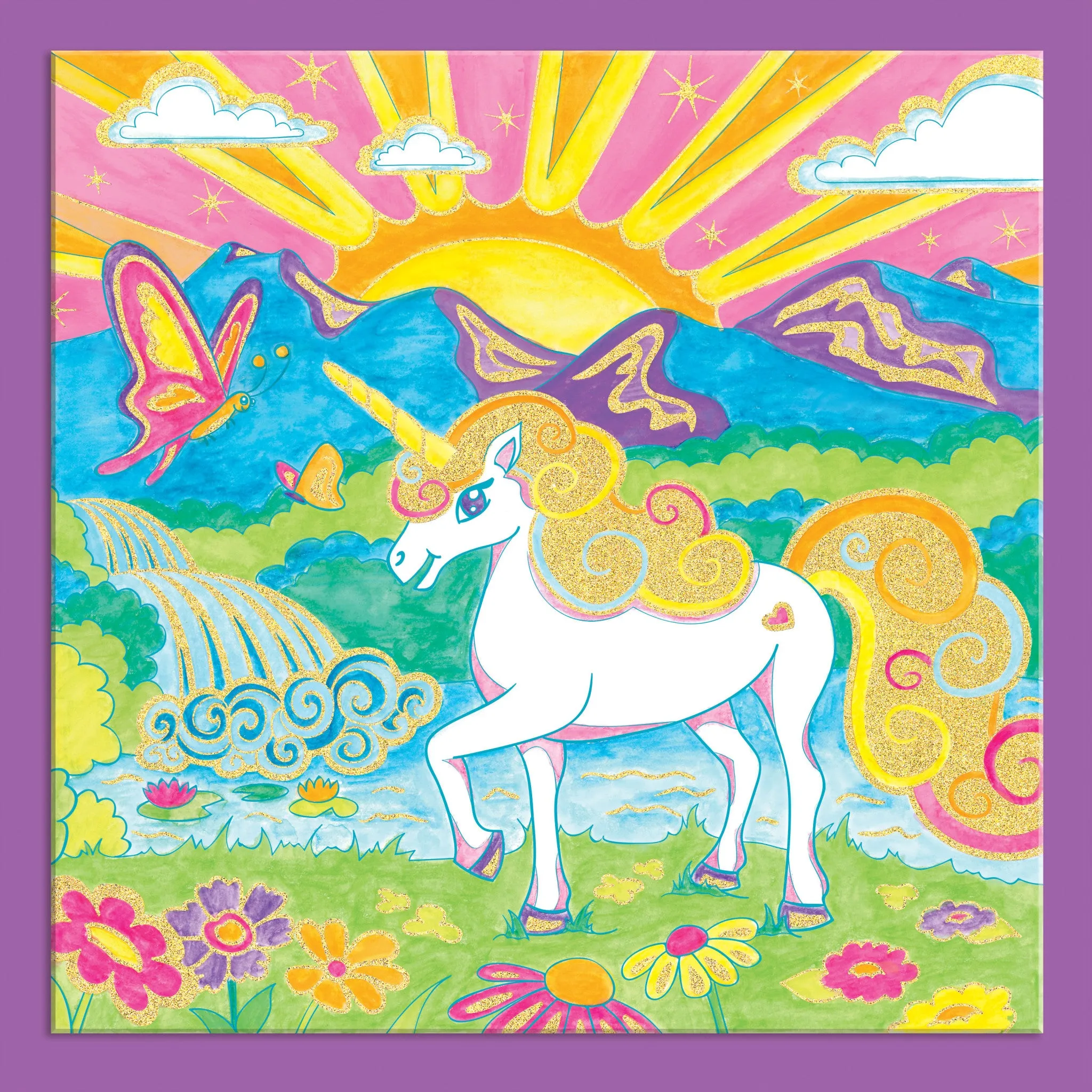 Paint by Number Unicorn Foil Fun - #14322