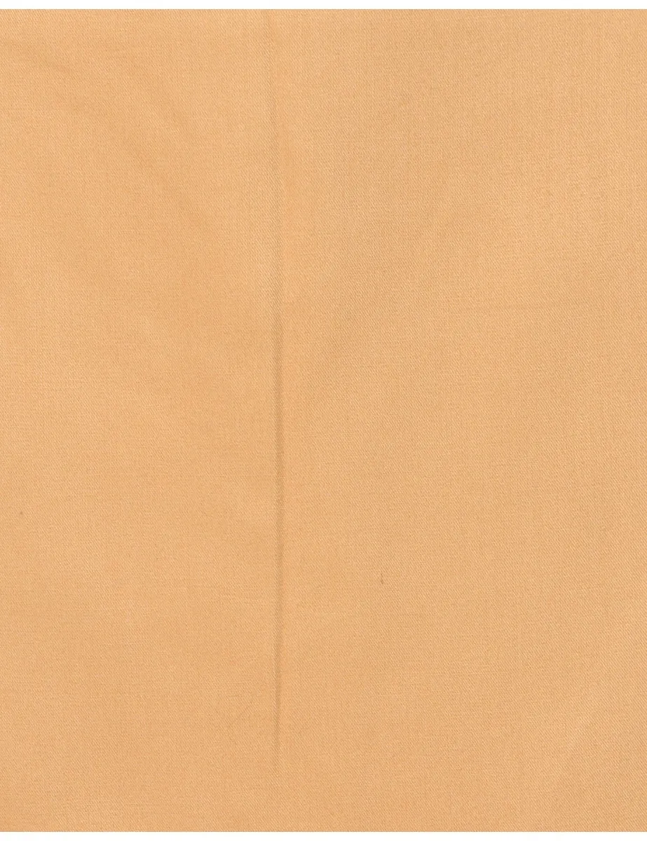 Pale Yellow Pencil Skirt - S