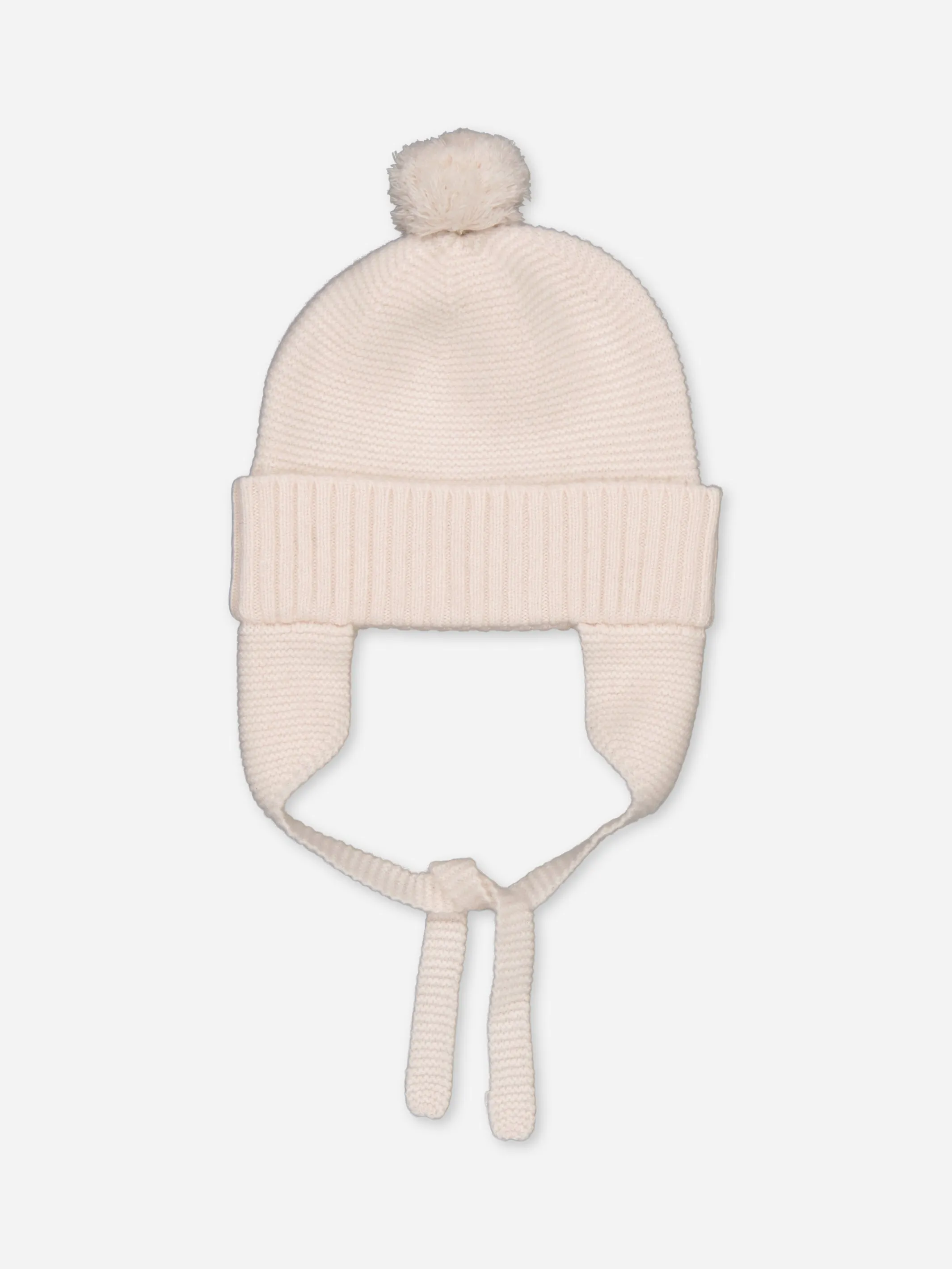 POMPOM BEANIE IVORY